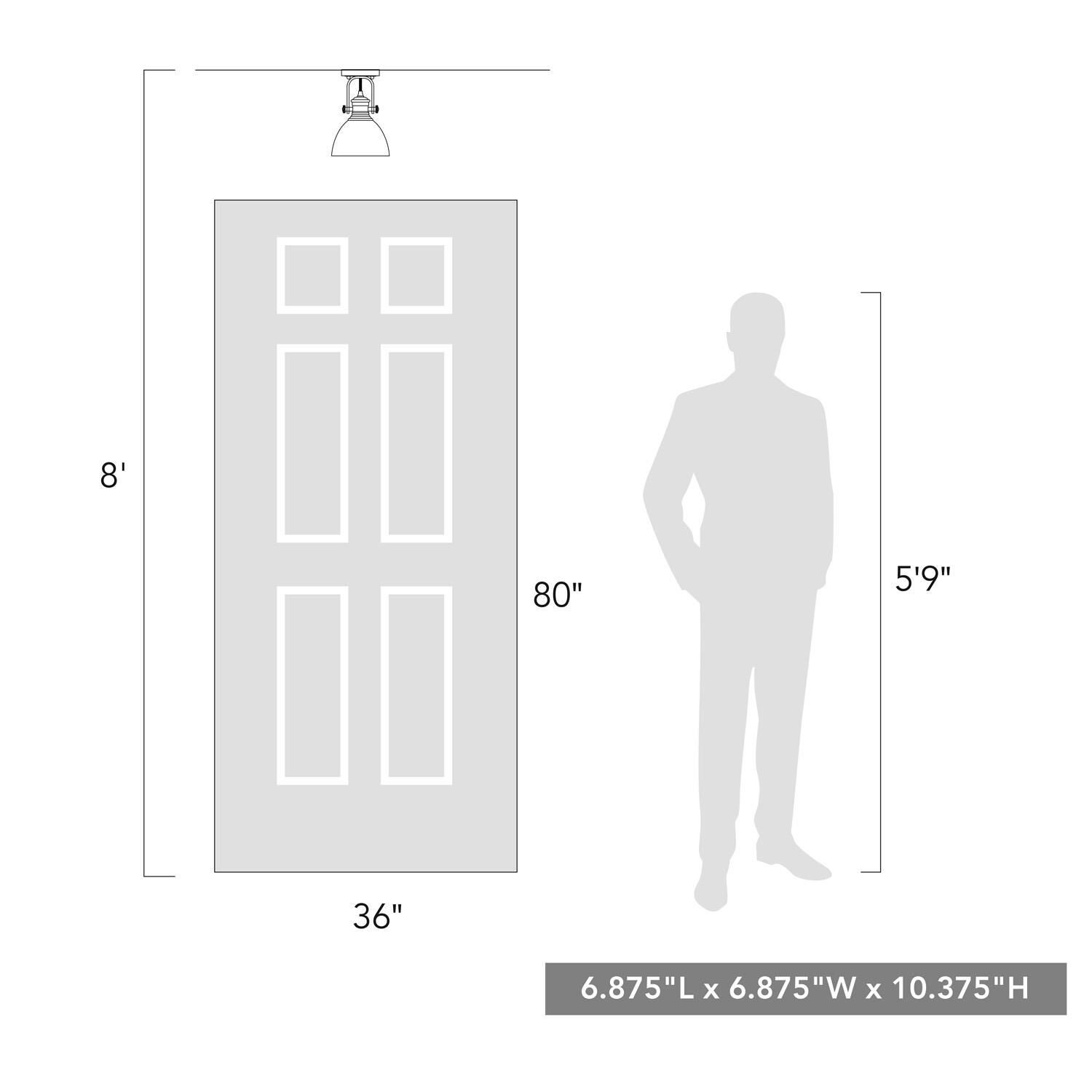 Shown in Matte Black finish and Opal glass