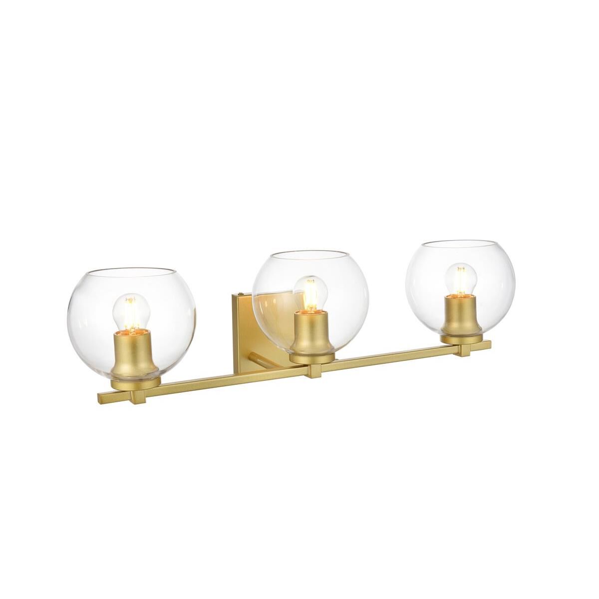 Juelz 24 Inch 3 Light Bath Vanity Light by Elegant Lighting