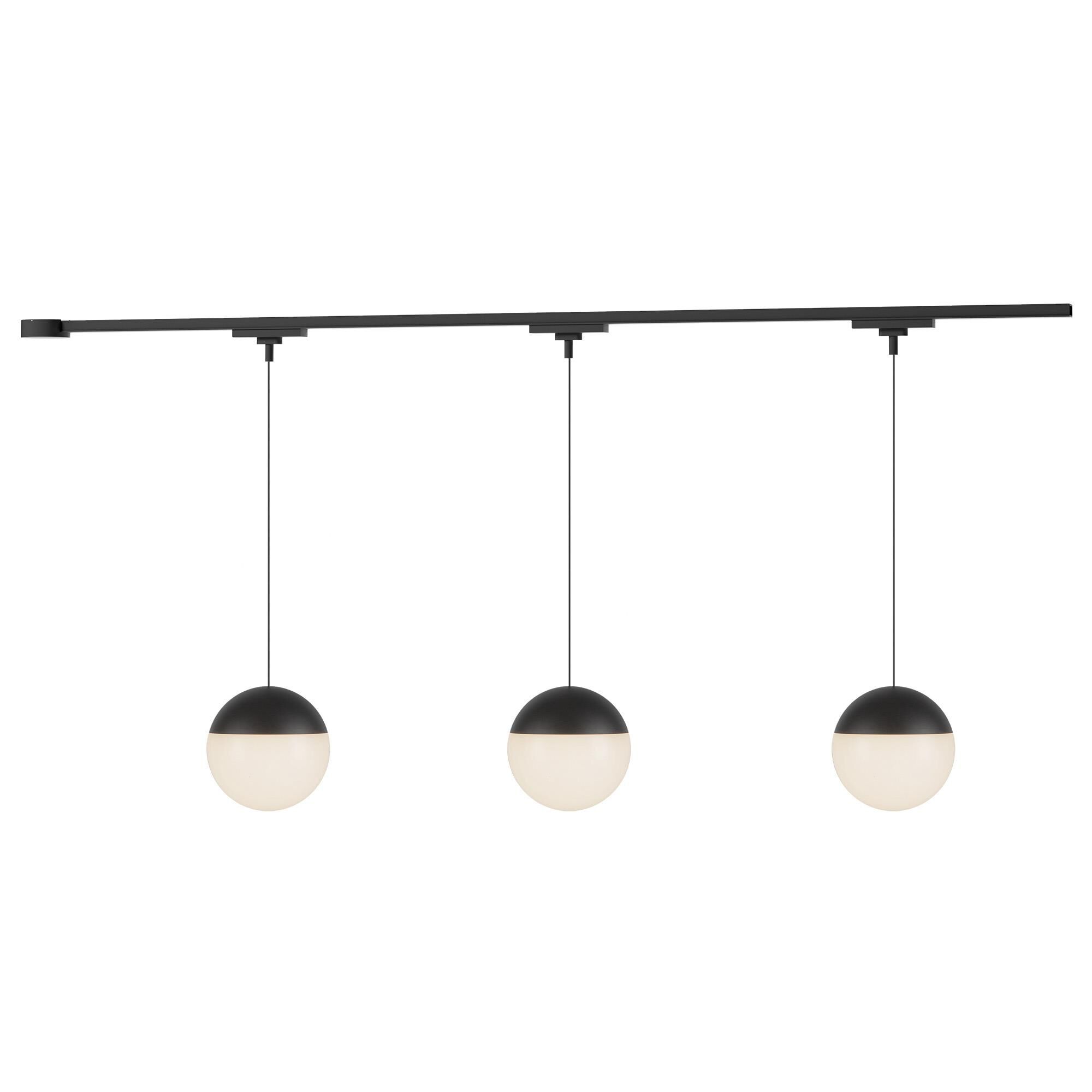 Shown in Black finish and Frosted Acrylic Diffuser glass