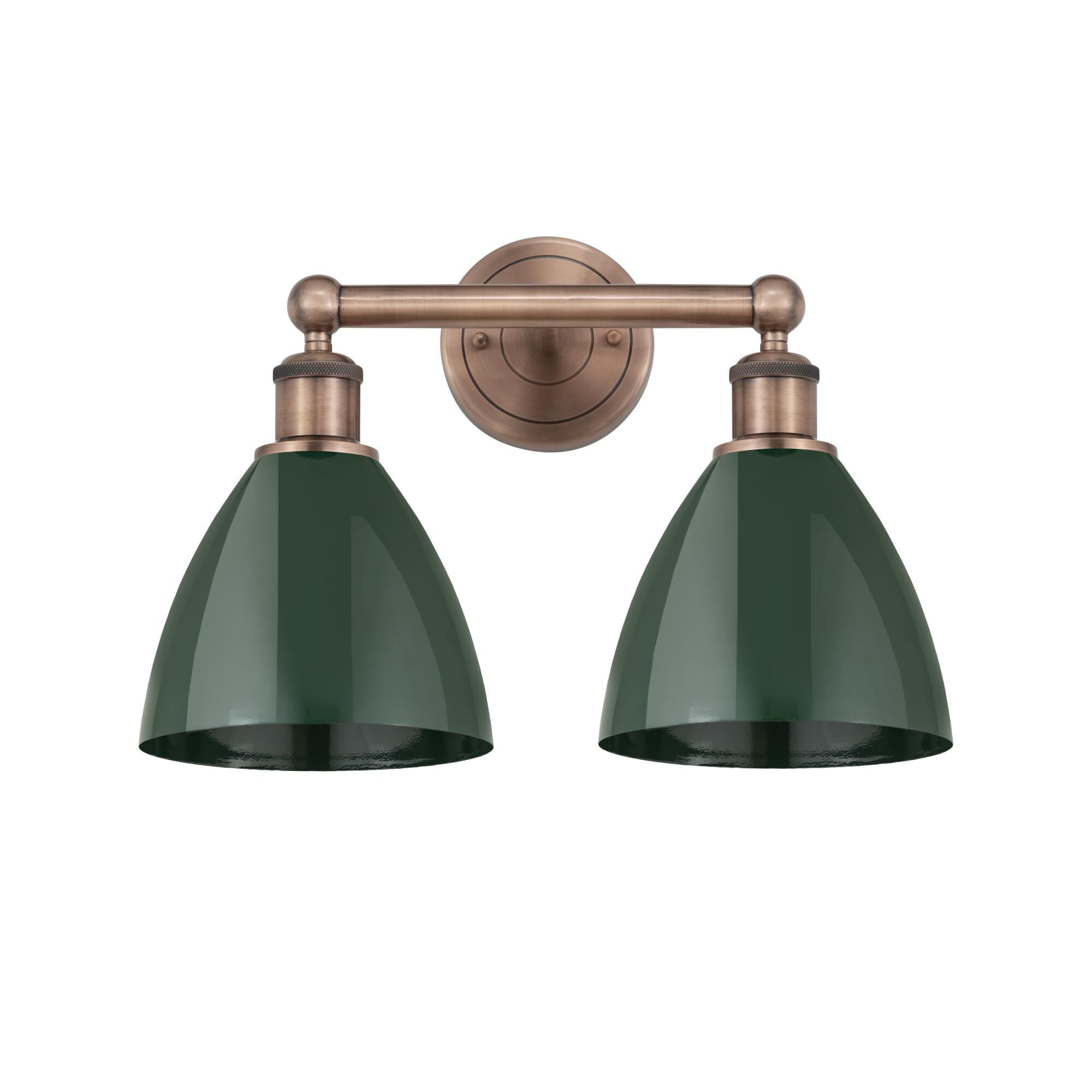 Bruno Marashlian Plymouth Dome 16 Inch 2 Light Bath Vanity Light by Innovations Lighting