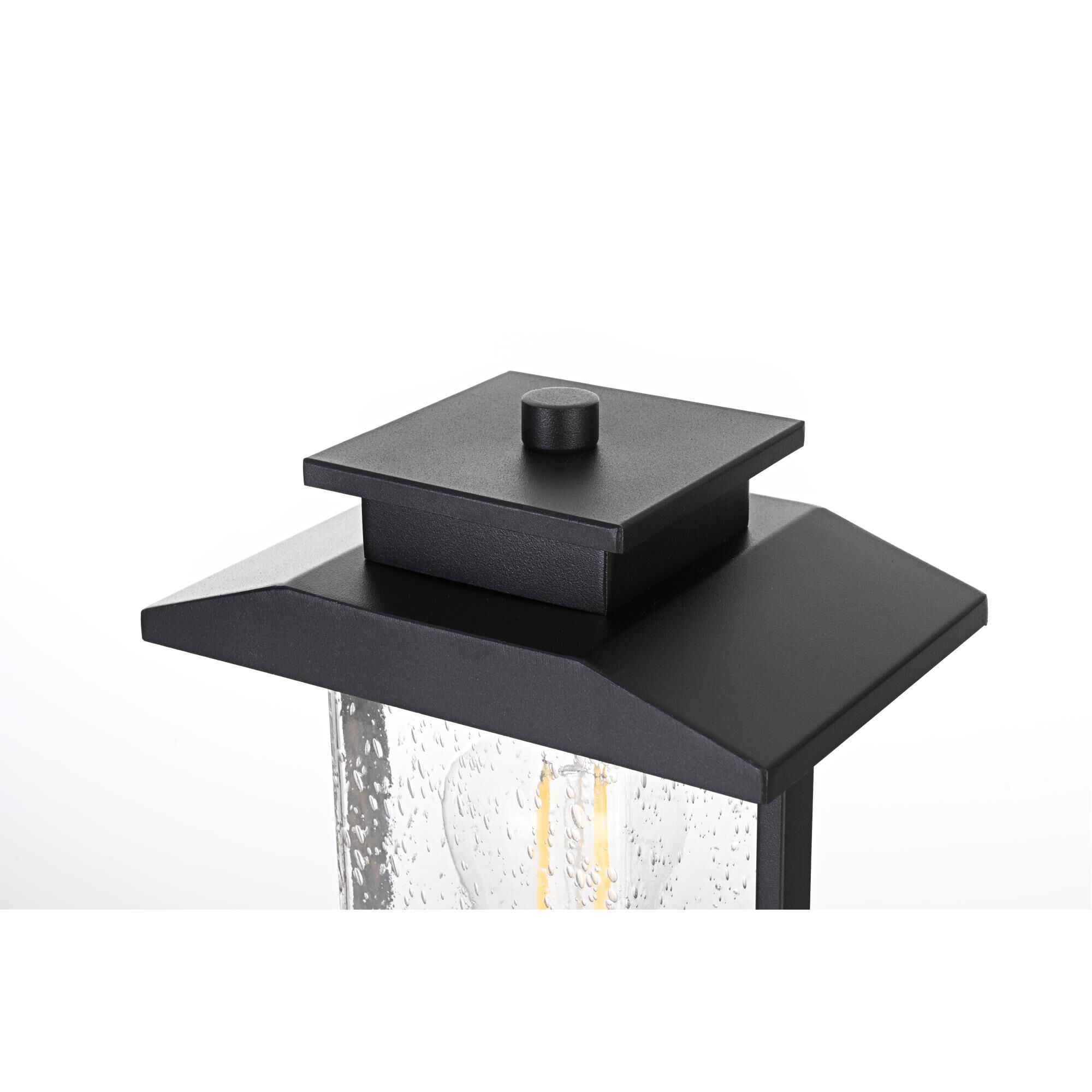 Tioga 15 Inch Outdoor Post Lamp by Elegant Lighting