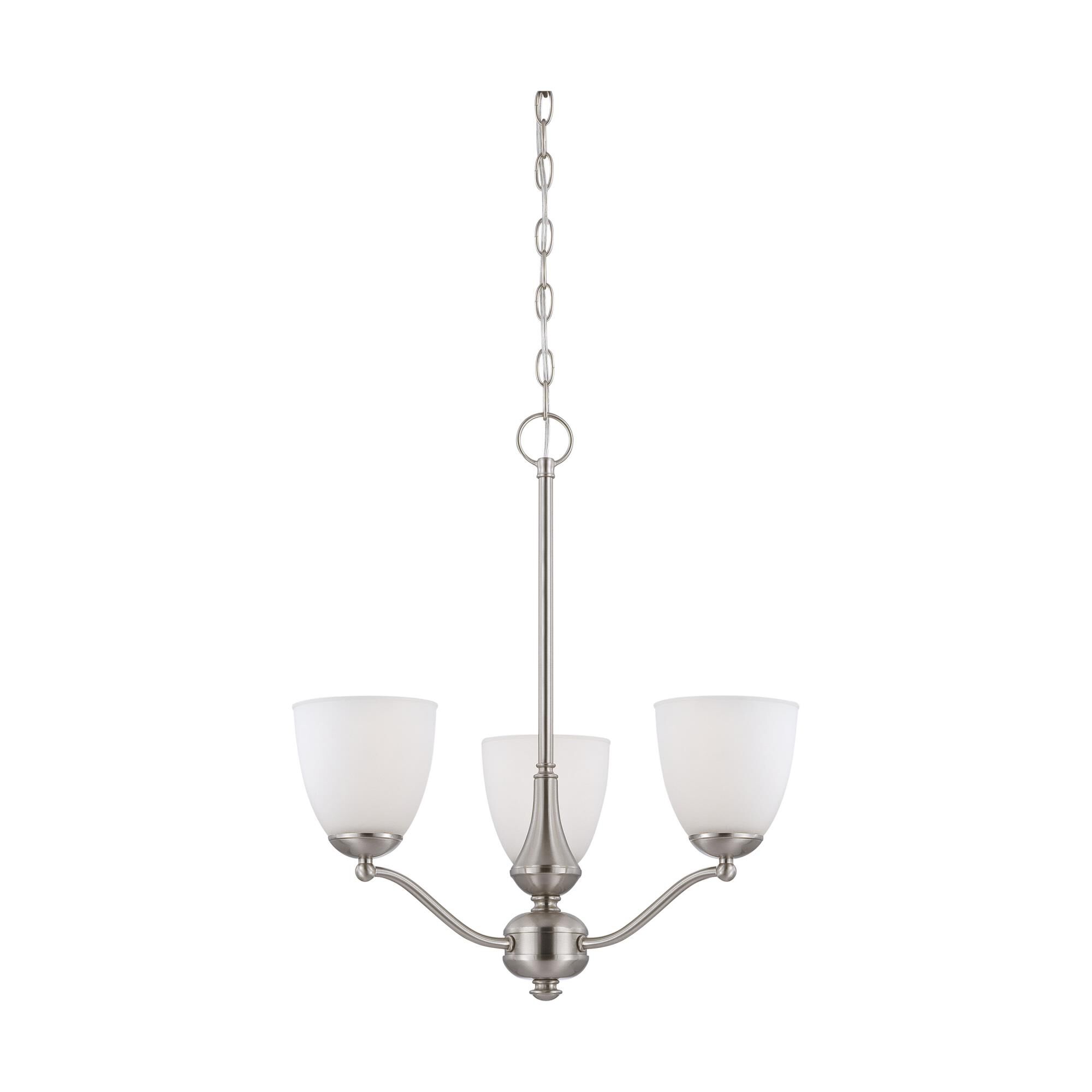 Patton 21 Inch 3 Light Mini Chandelier by Nuvo Lighting