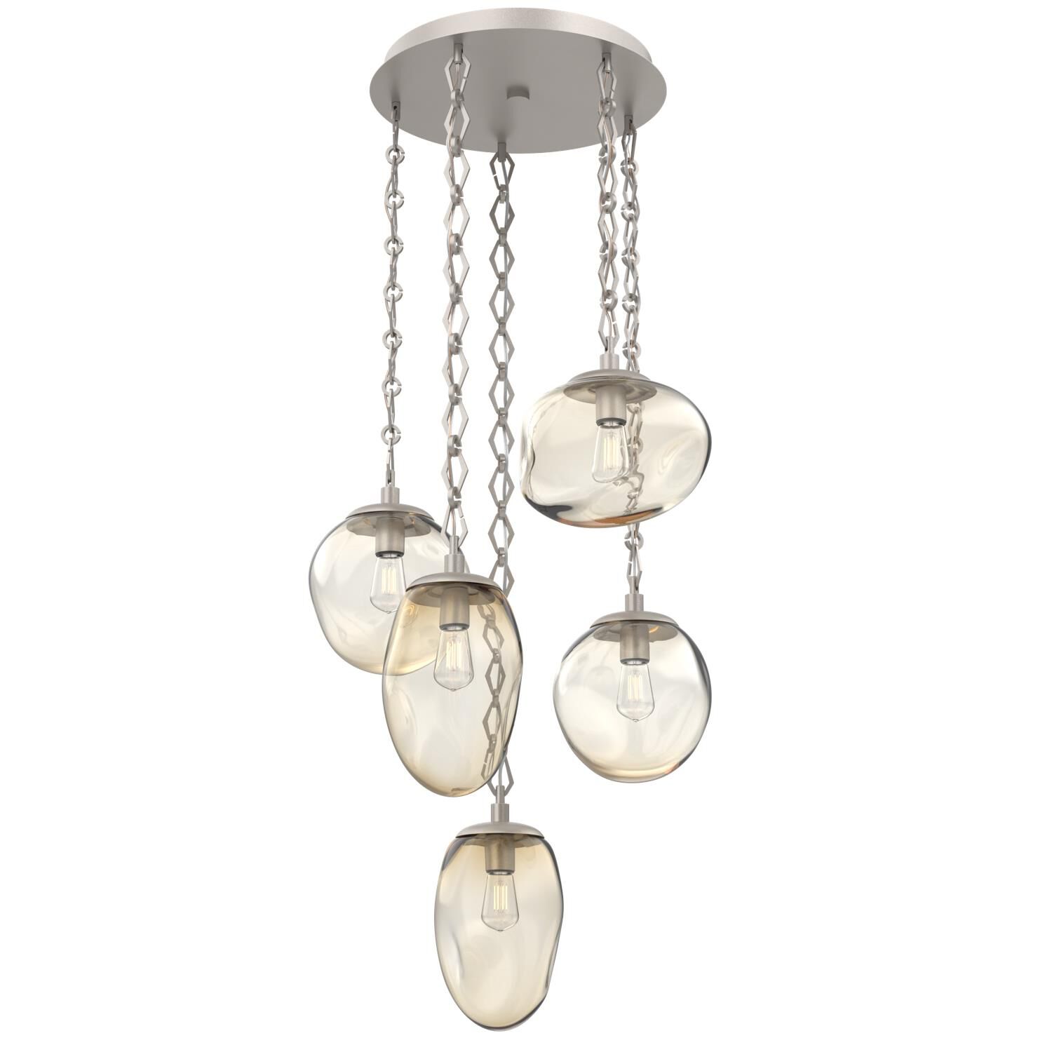 Levi Wilson Cosmos 24 Inch Multi Light Pendant by Hammerton Studio