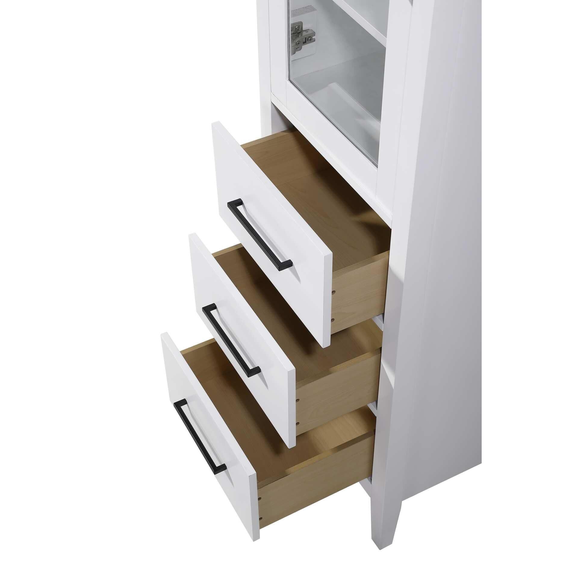 Shown in White finish