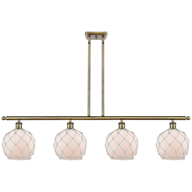 Bruno Marashlian Farmhouse Rope 48 Inch Linear Suspension Light by Innovations Lighting