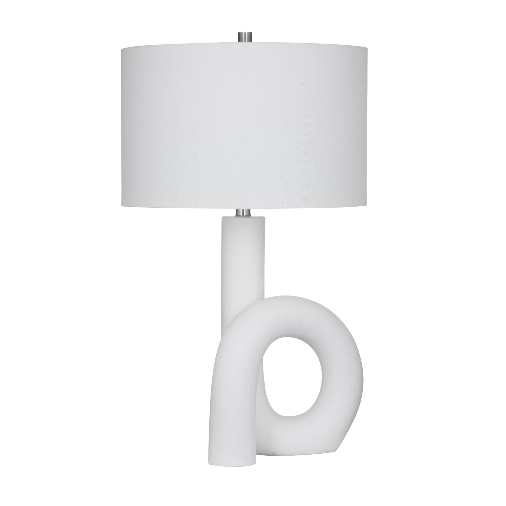 Shown in Matte White finish and White shade