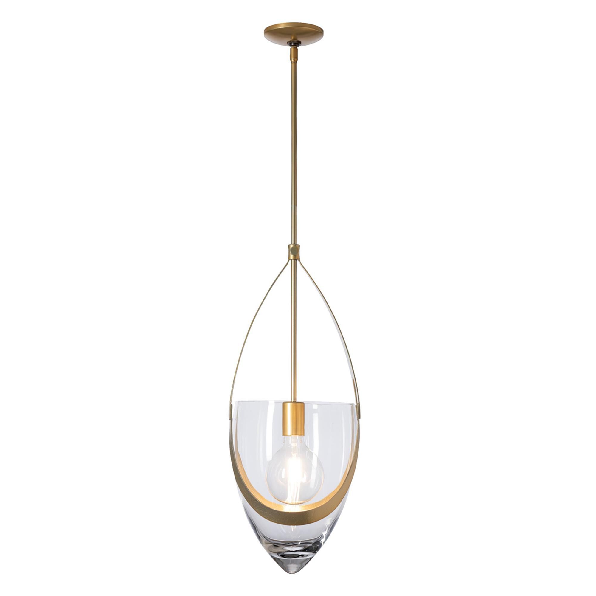 Shown in Modern Brass finish