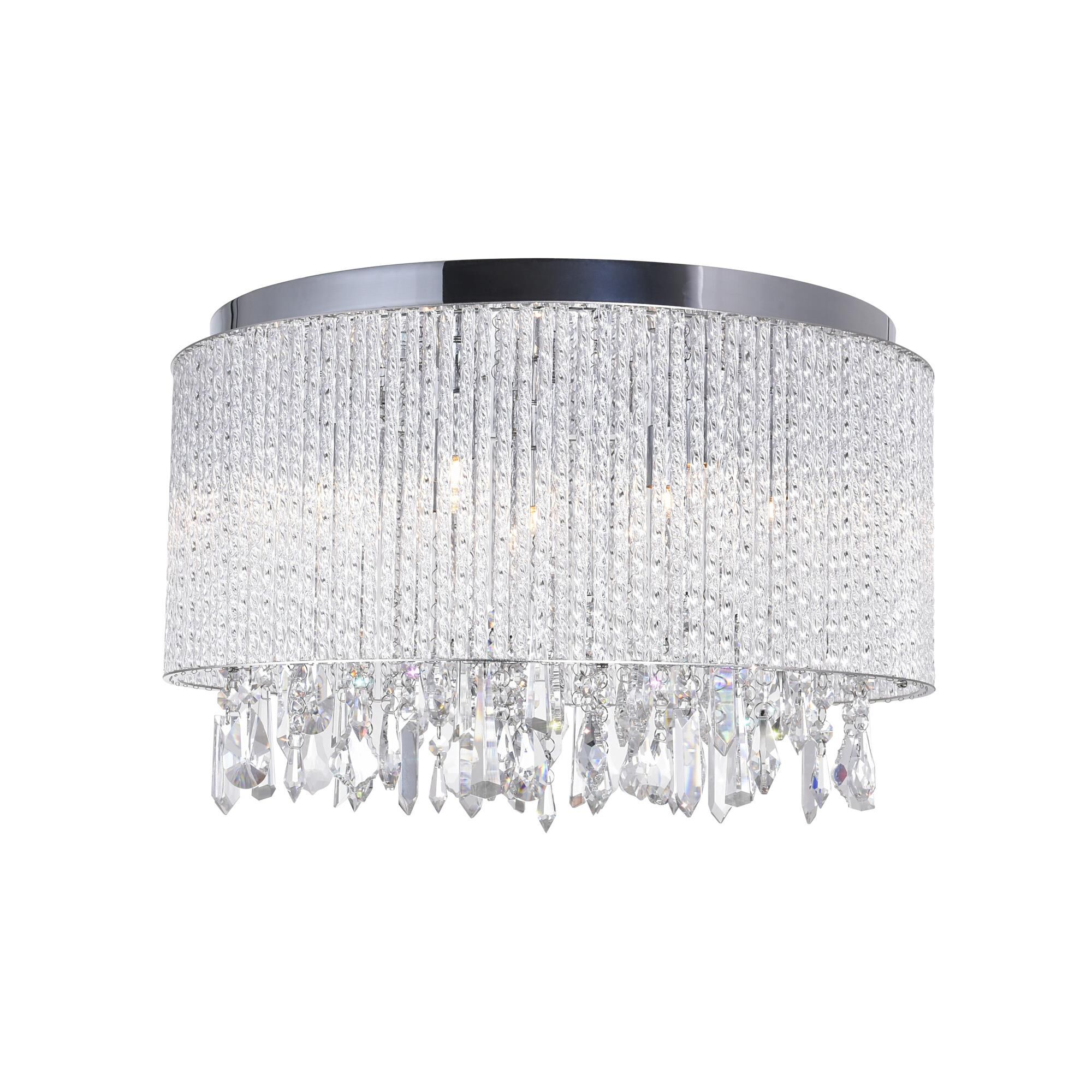 Benson 16 Inch 6 Light Flush Mount by CWI Lighting