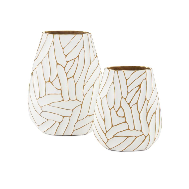 Anika Vase Set of 2 Vase-Urn by Currey and Company
