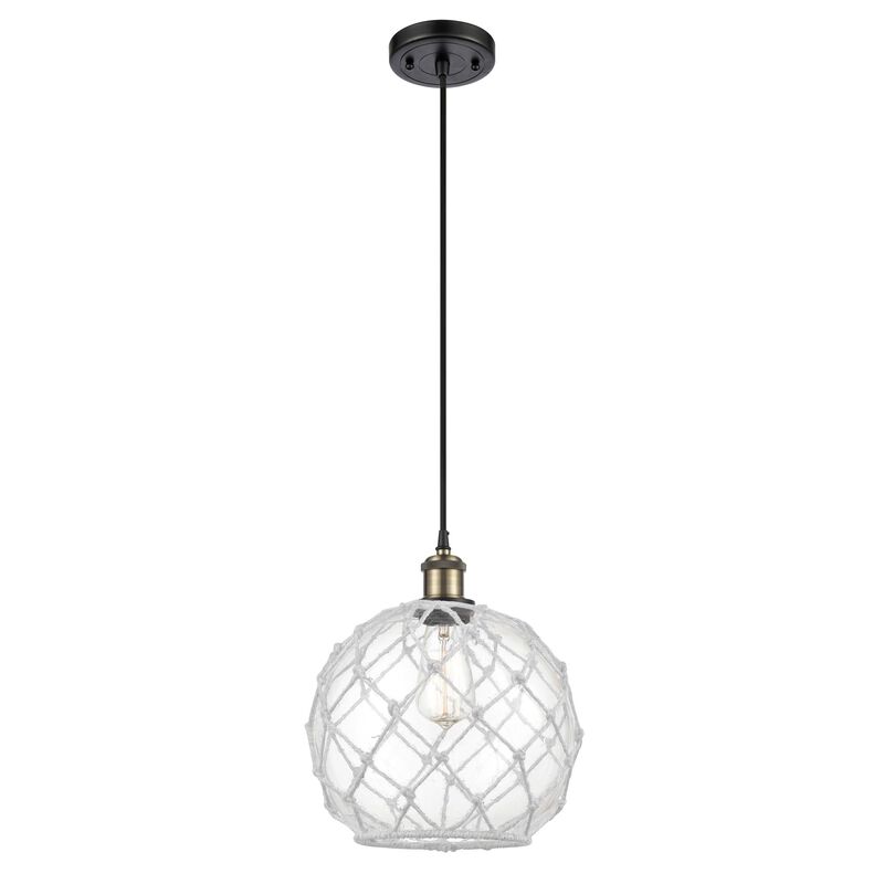 Innovations Lighting Bruno Marashlian Farmhouse Rope 10 Inch Mini Pendant