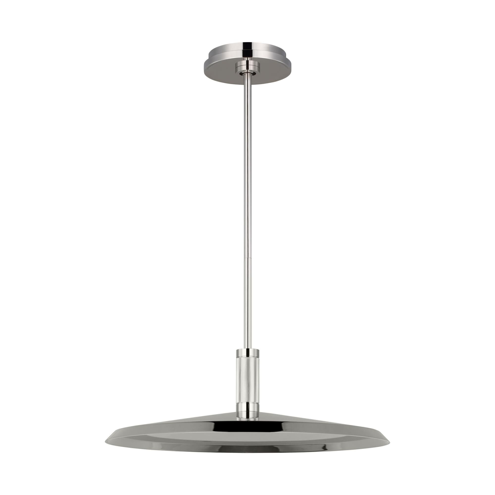 Shown in Polished Nickel finish and Polished Nickel shade