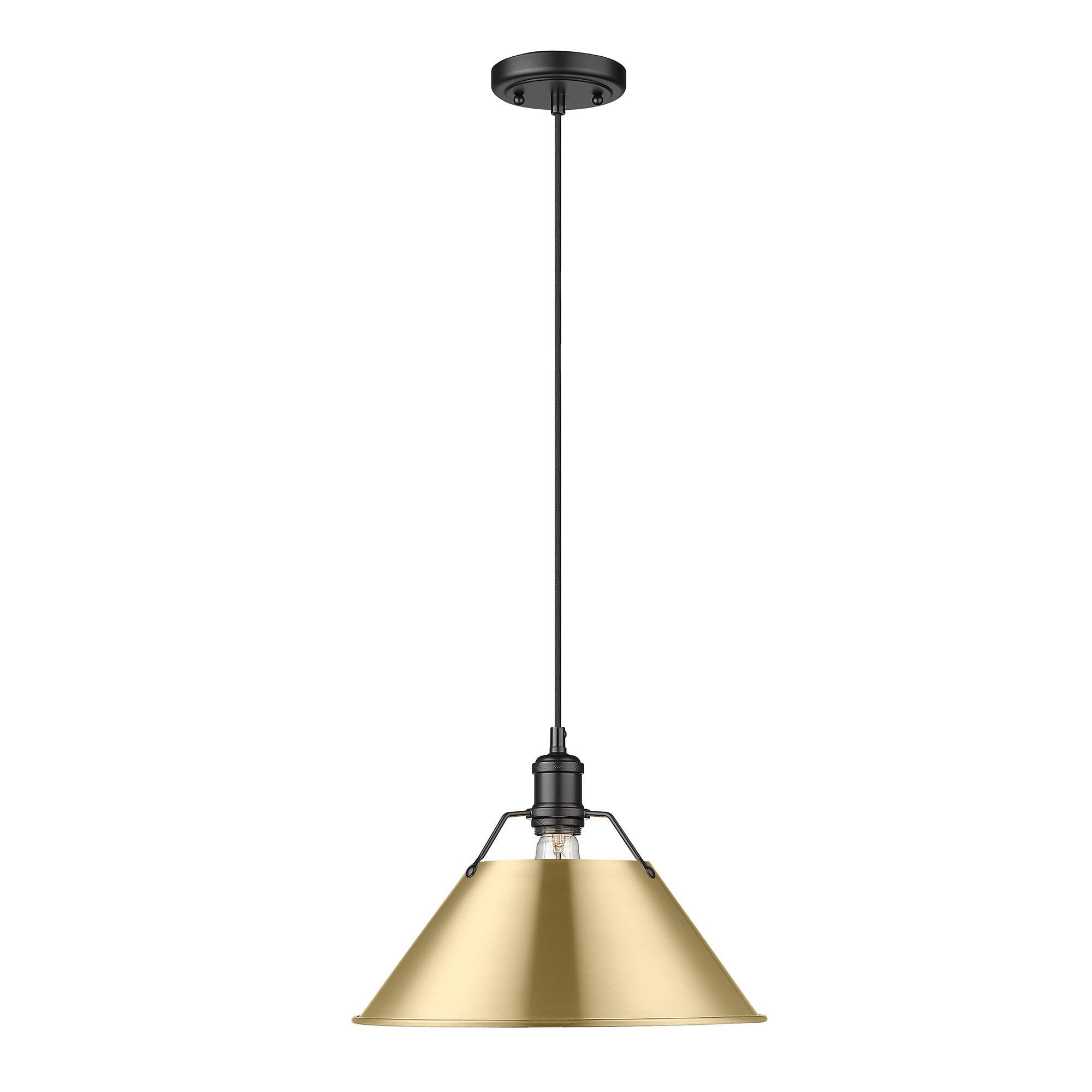Orwell 14 Inch Large Pendant by Golden Lighting