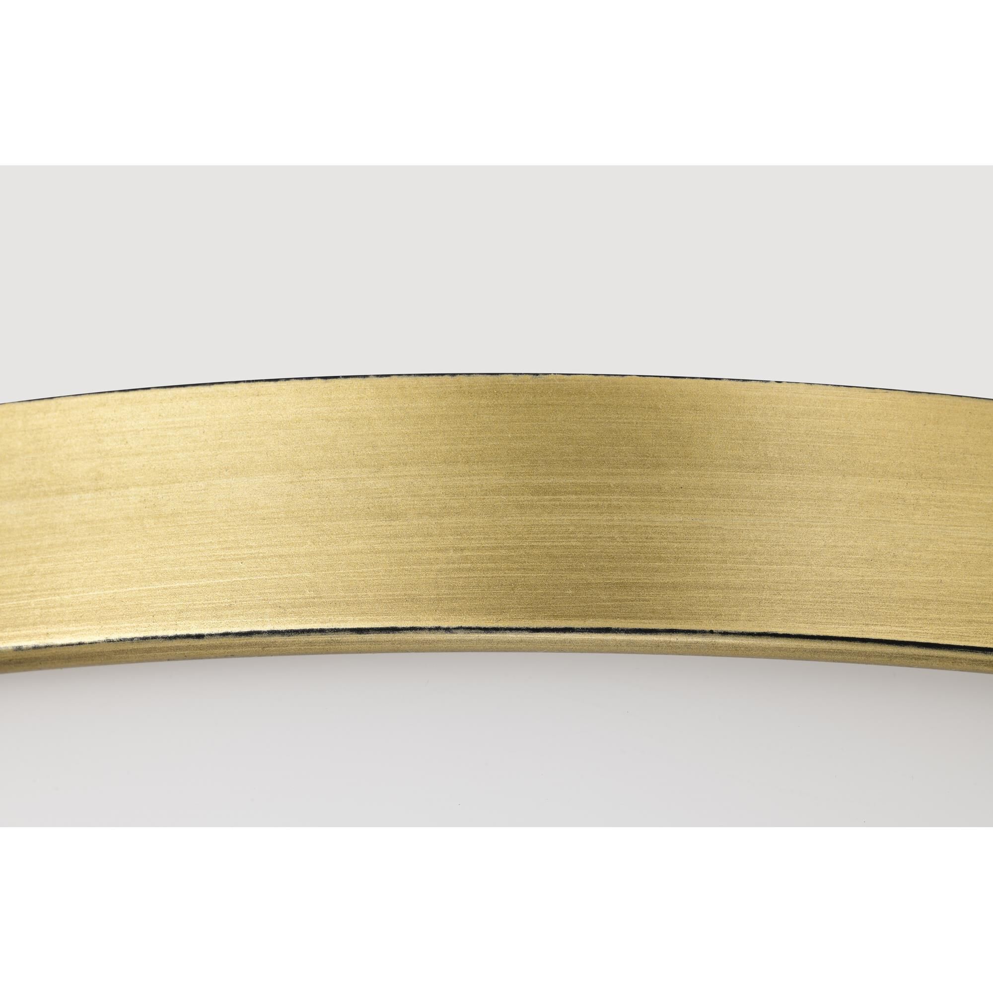 Shown in Natural Brass finish and White glass