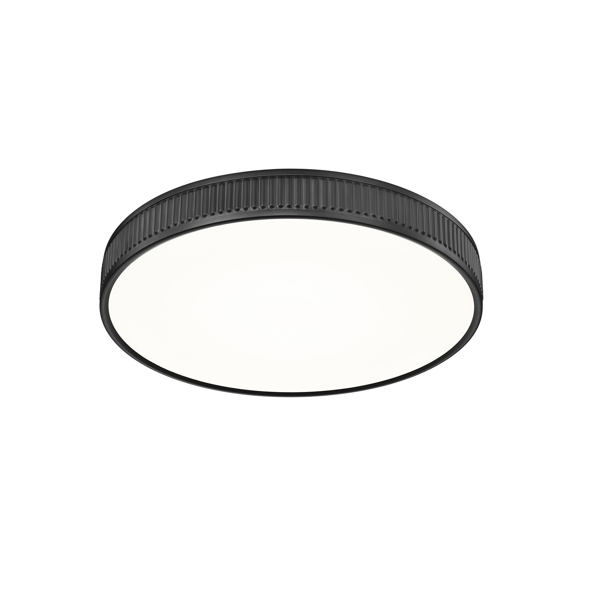 Shown in Matte Black finish and Frosted glass and Frosted shade