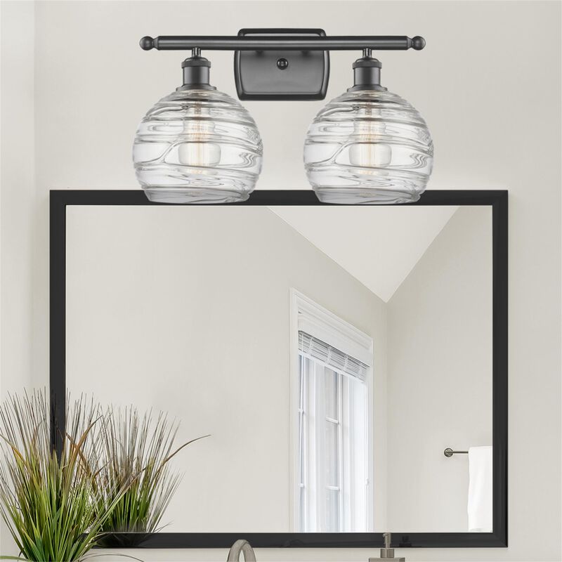 Bruno Marashlian Athens Deco Swirl 18 Inch Bath Vanity Light by Innovations Lighting