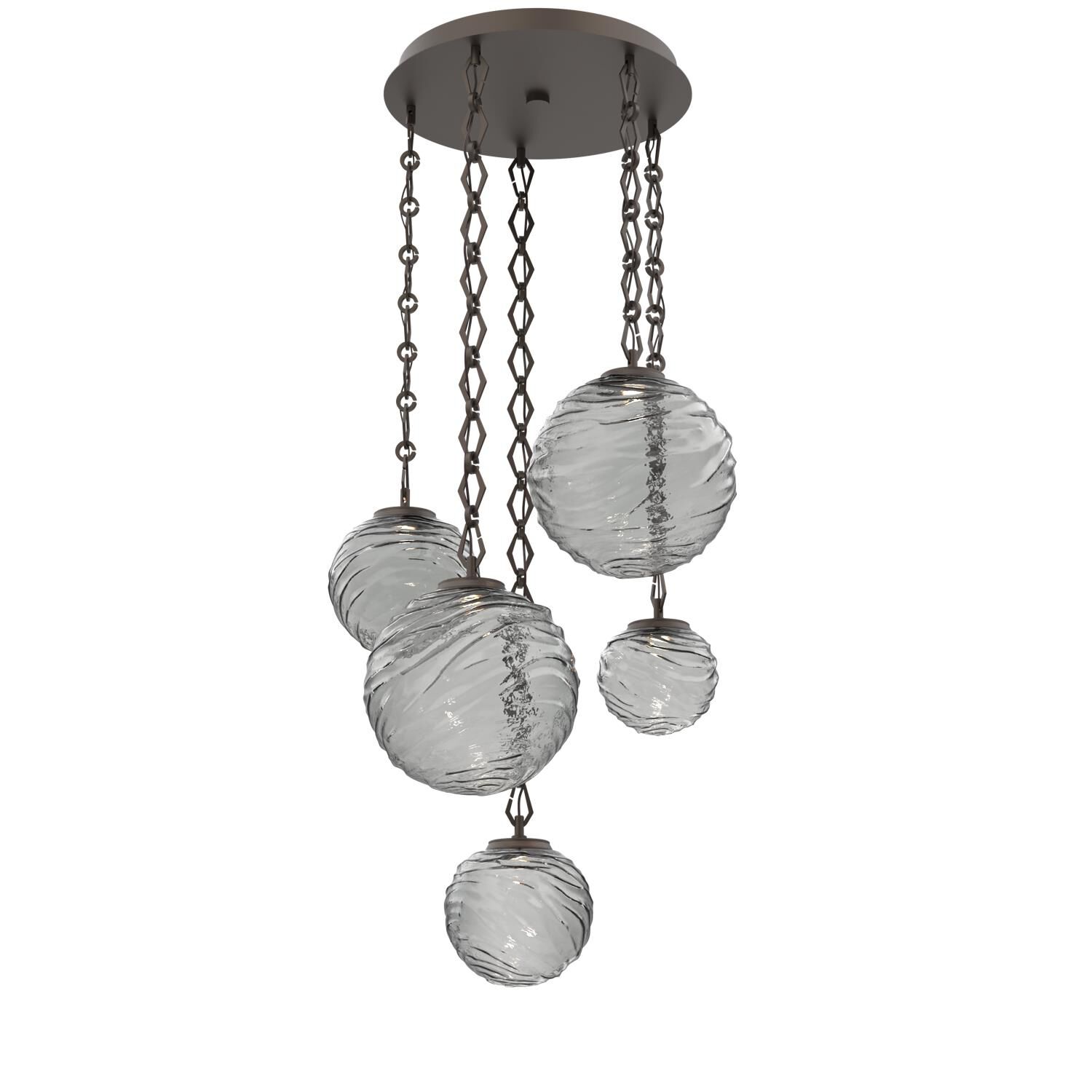 Levi Wilson Gaia 24 Inch Multi Light Pendant by Hammerton Studio