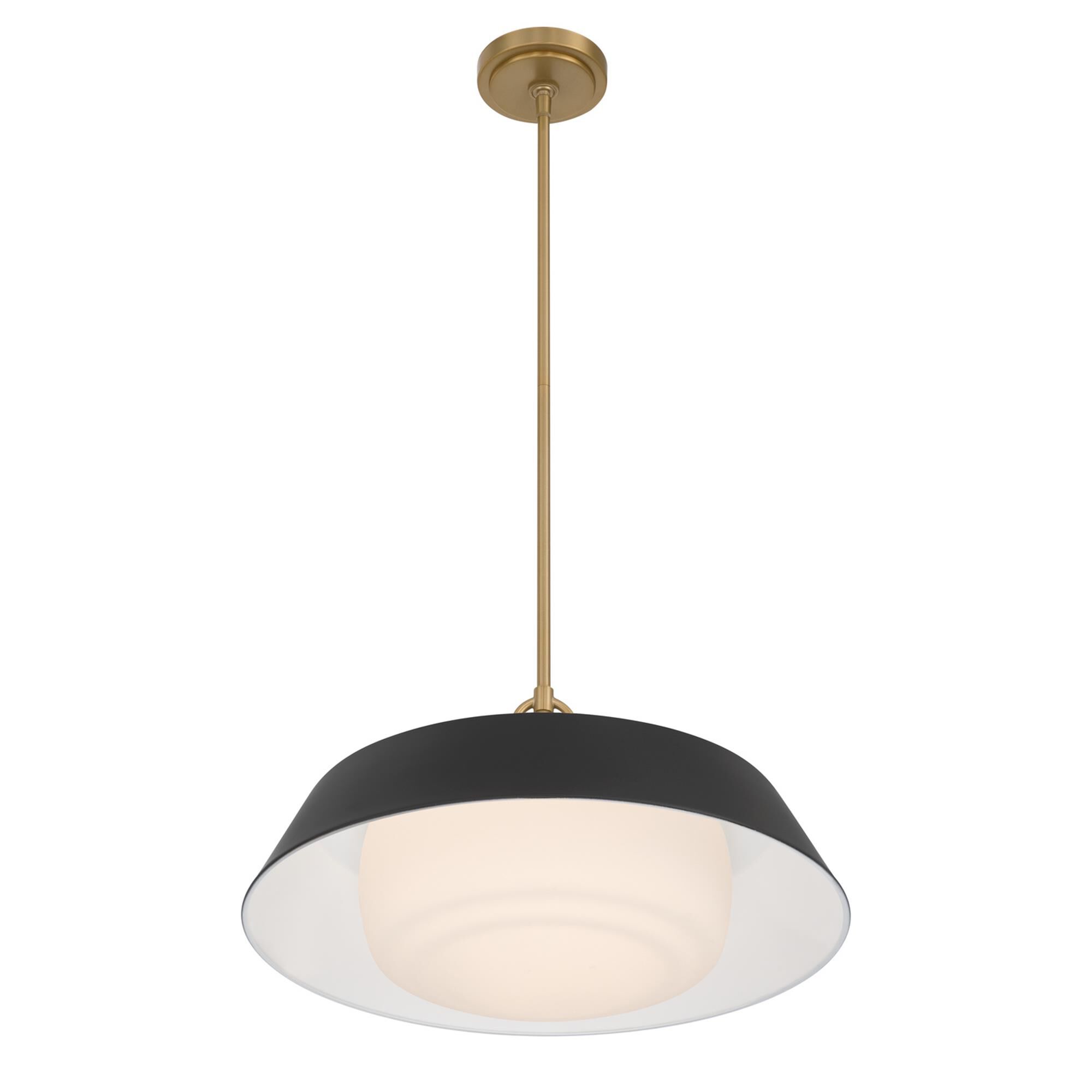 Shown in Vibrant Gold finish and Steel glass and Steel shade