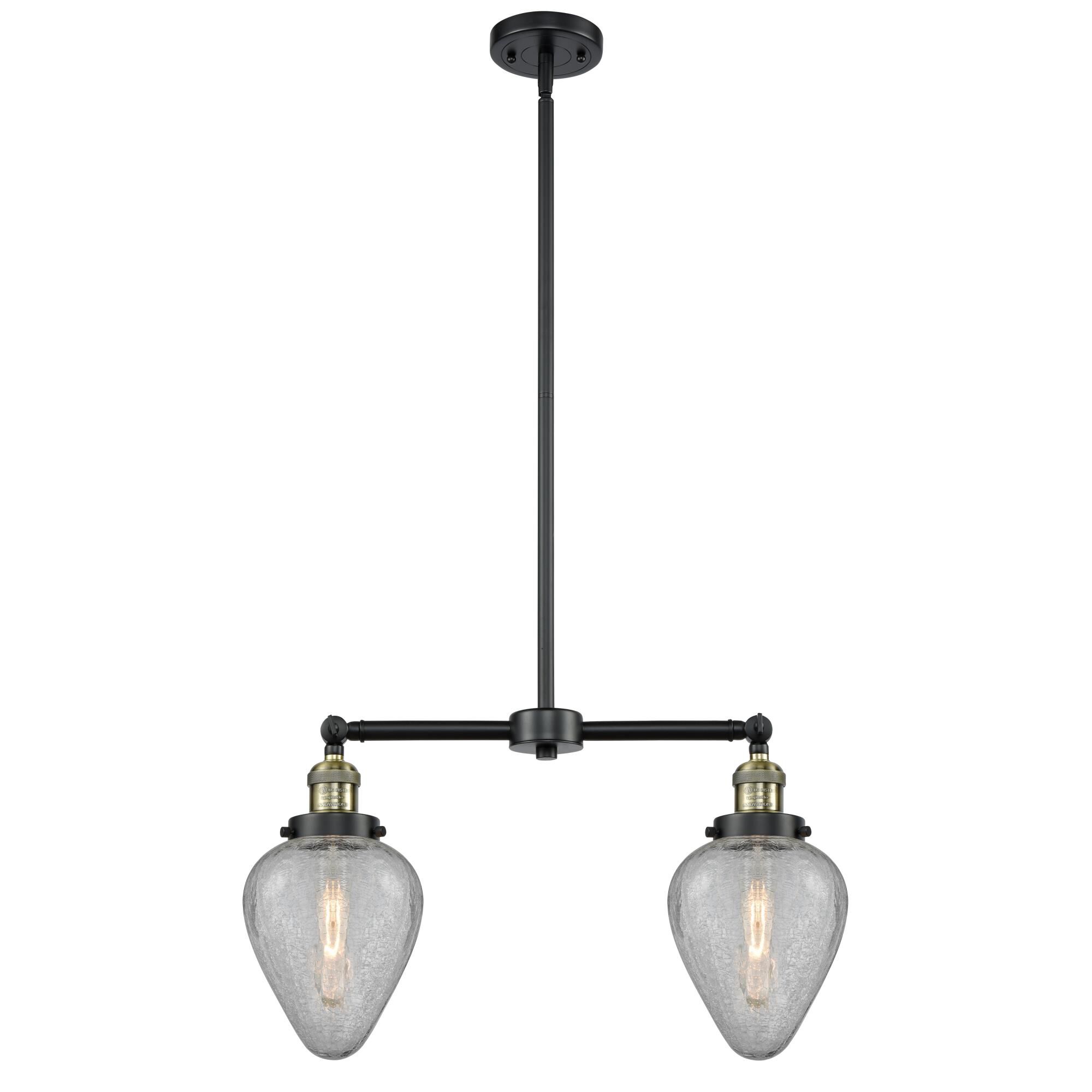 Bruno Marashlian Geneseo 21 Inch 2 Light Mini Chandelier by Innovations Lighting