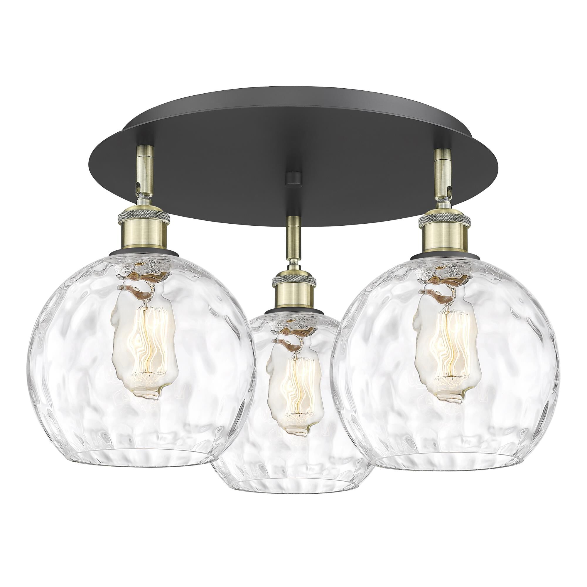 Bruno Marashlian Athens Water Glass 20 Inch Flush Mount by Innovations Lighting