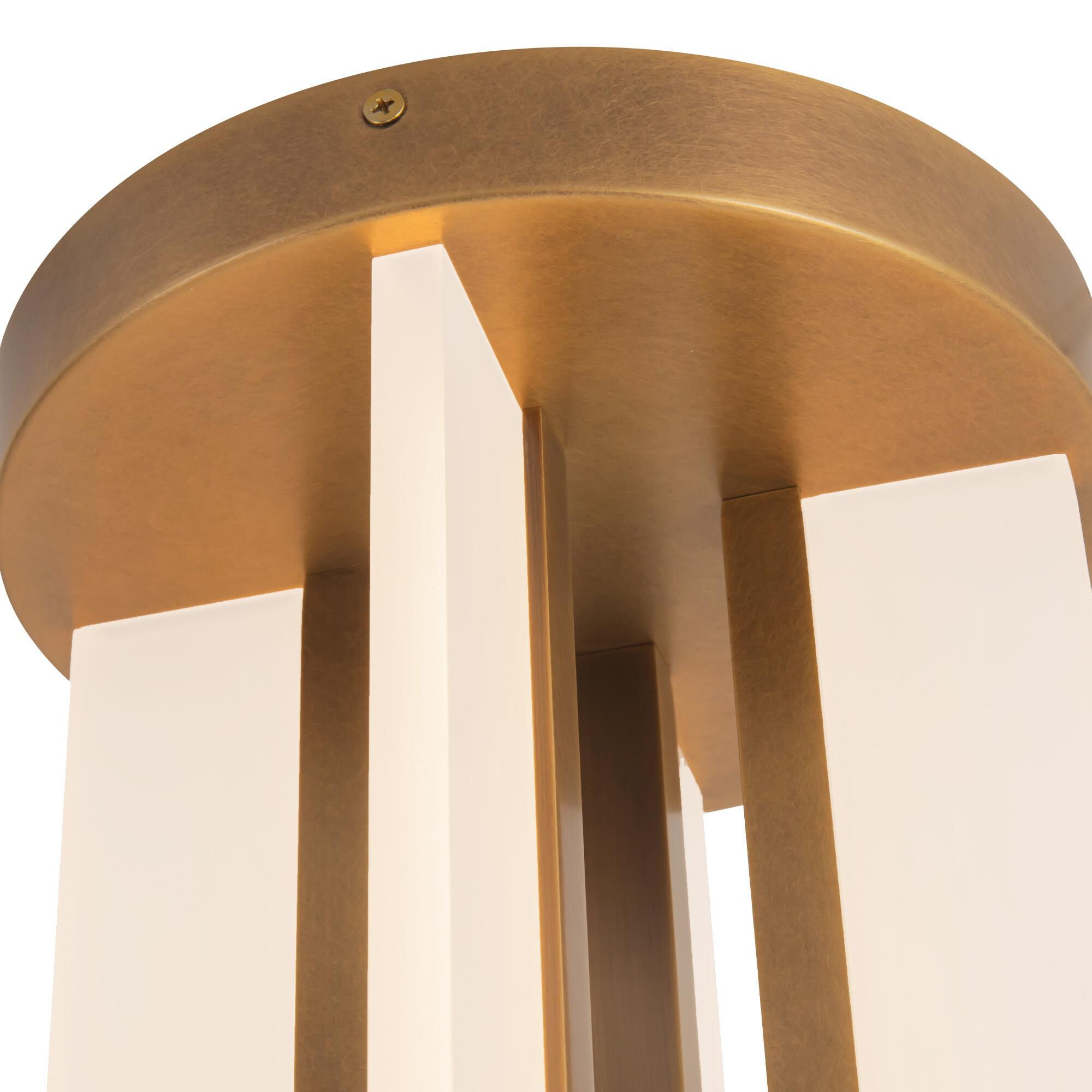 Elisa Carlucci Anders 8 Inch Semi Flush Mount by Alora Lighting