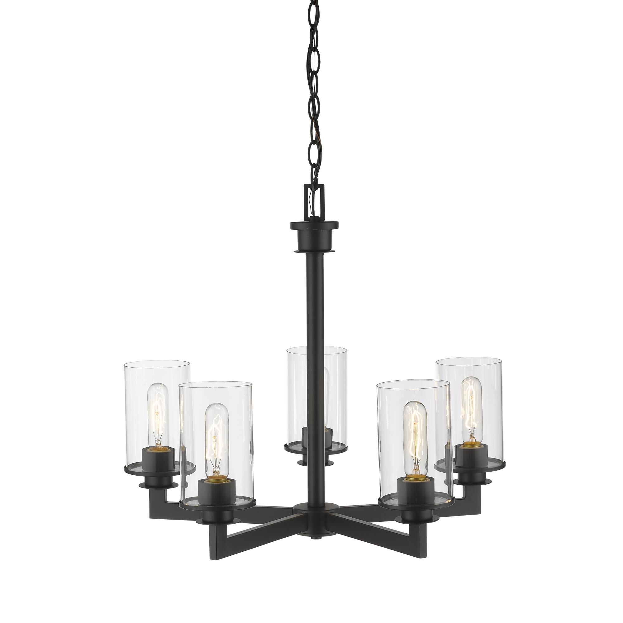 Shown in Bronze finish and Glass shade