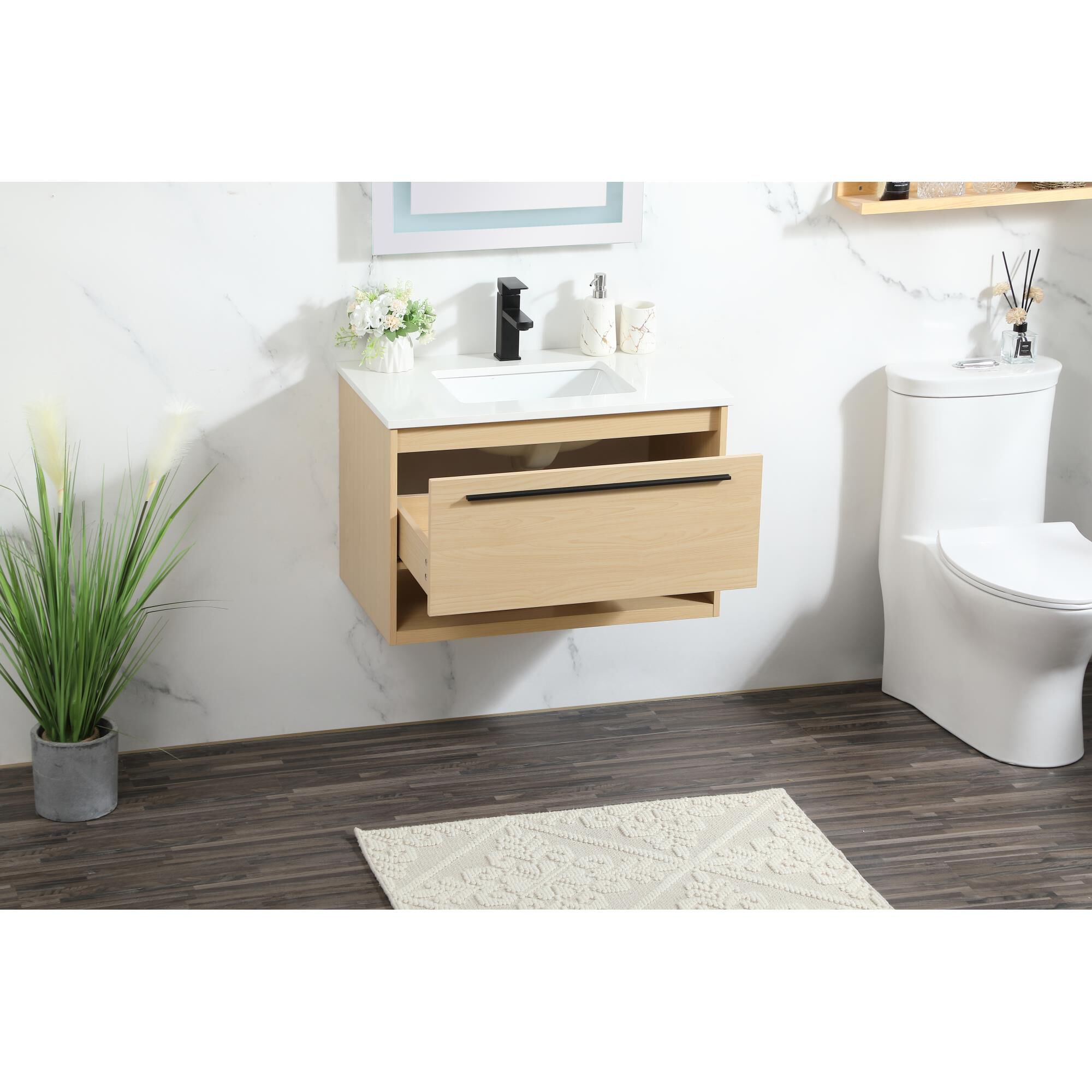 Shown in Maple finish