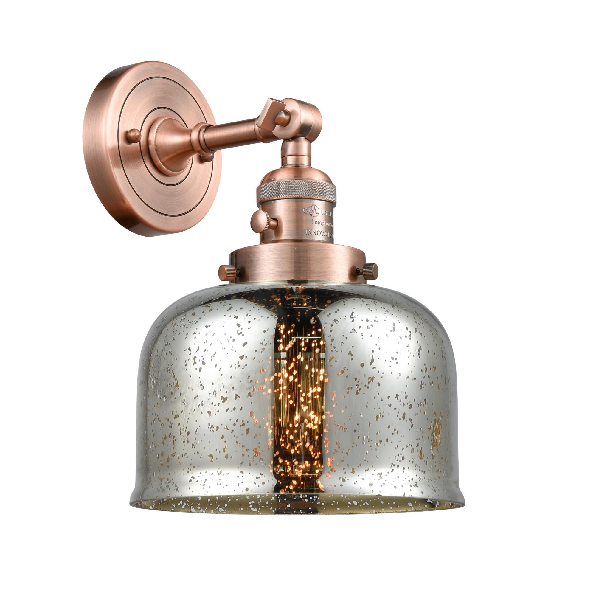 Bruno Marashlian Large Bell 12 Inch Wall Sconce,