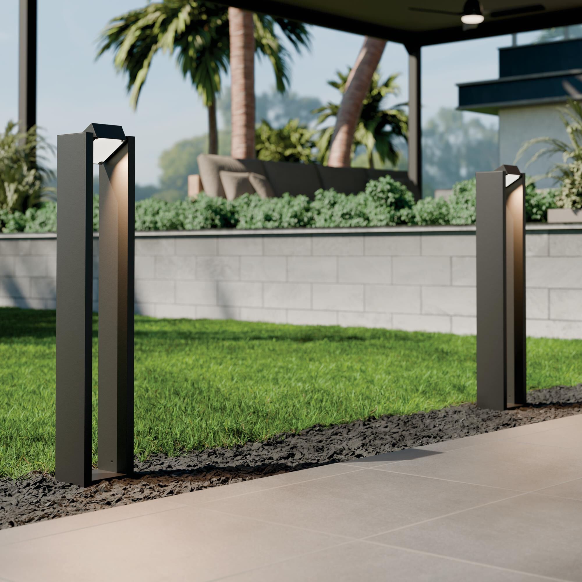 Aimed 25 Inch Bollard by Kichler Lighting