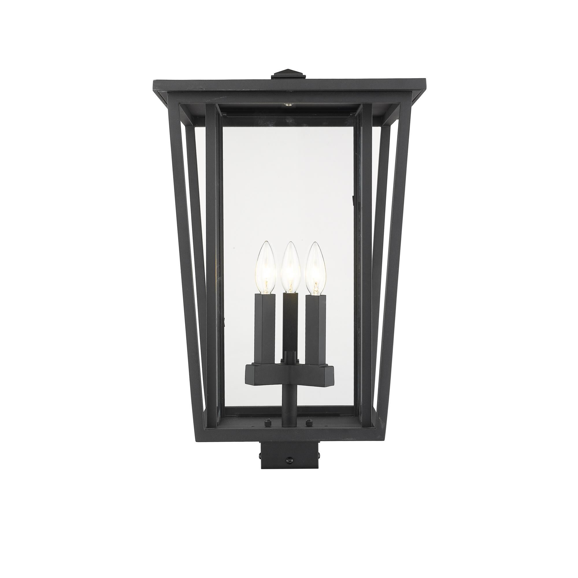 Seoul 22 Inch Tall 3 Light Outdoor Post Lamp by Z-Lite - Clearance