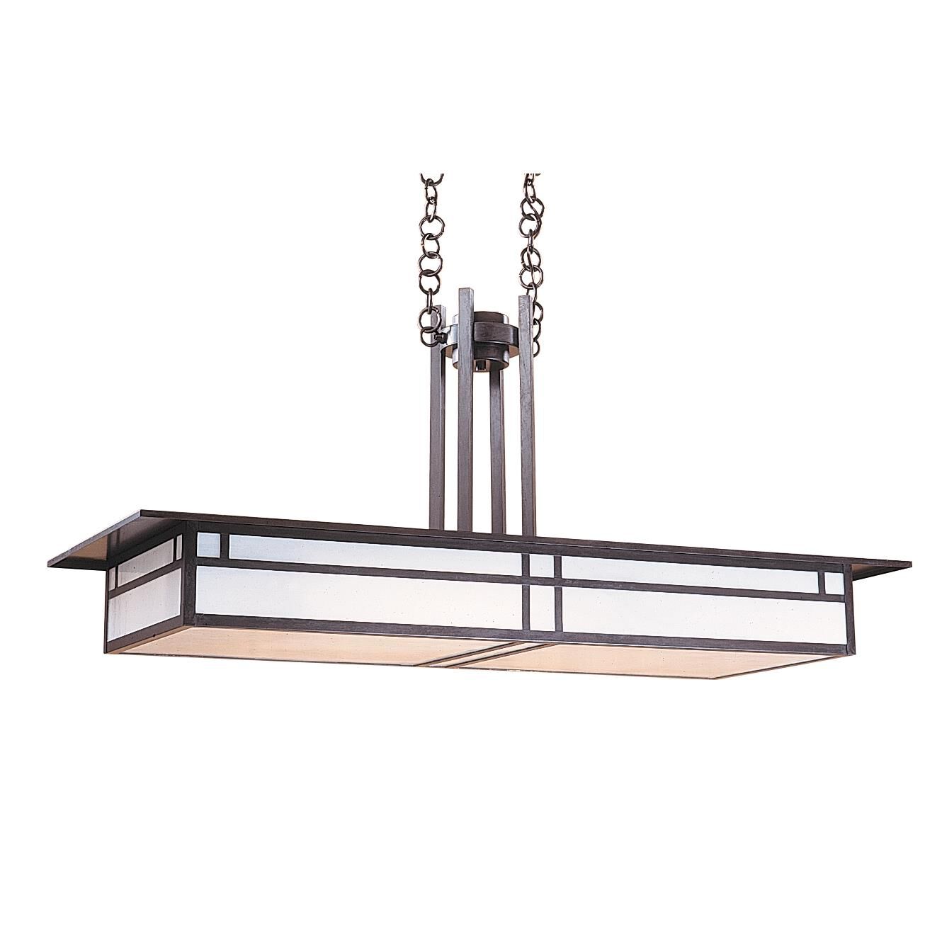 Huntington 48 Inch 4 Light Linear Suspension Light by Arroyo Craftsman