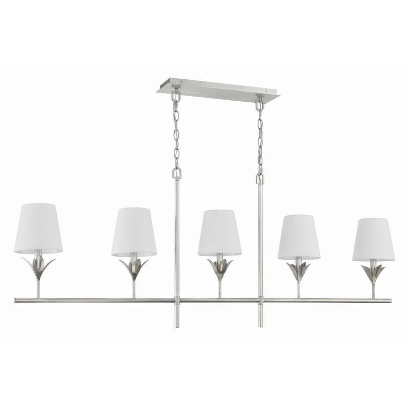 Cypress 14 Inch 5 Light Linear Suspension Light by Crystorama