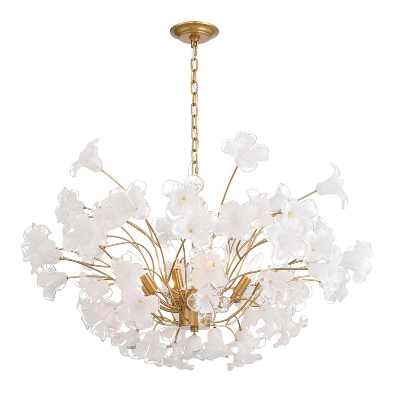 Bloome 37 Inch Chandelier by Metropolitan Lighting