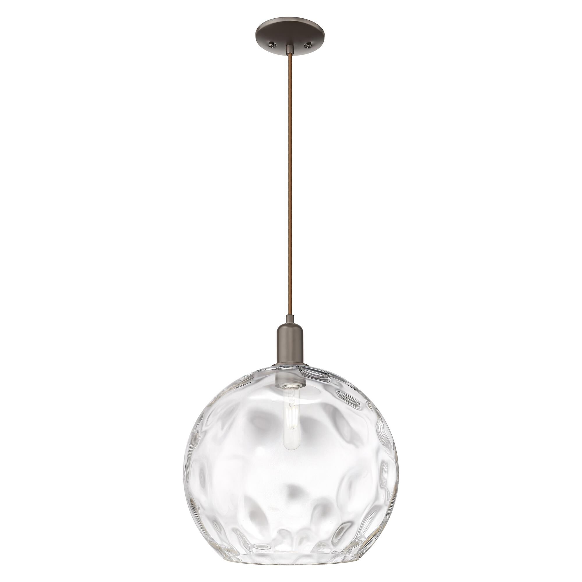 Shown in Oil Rubbed Bronze finish and Clear Water glass