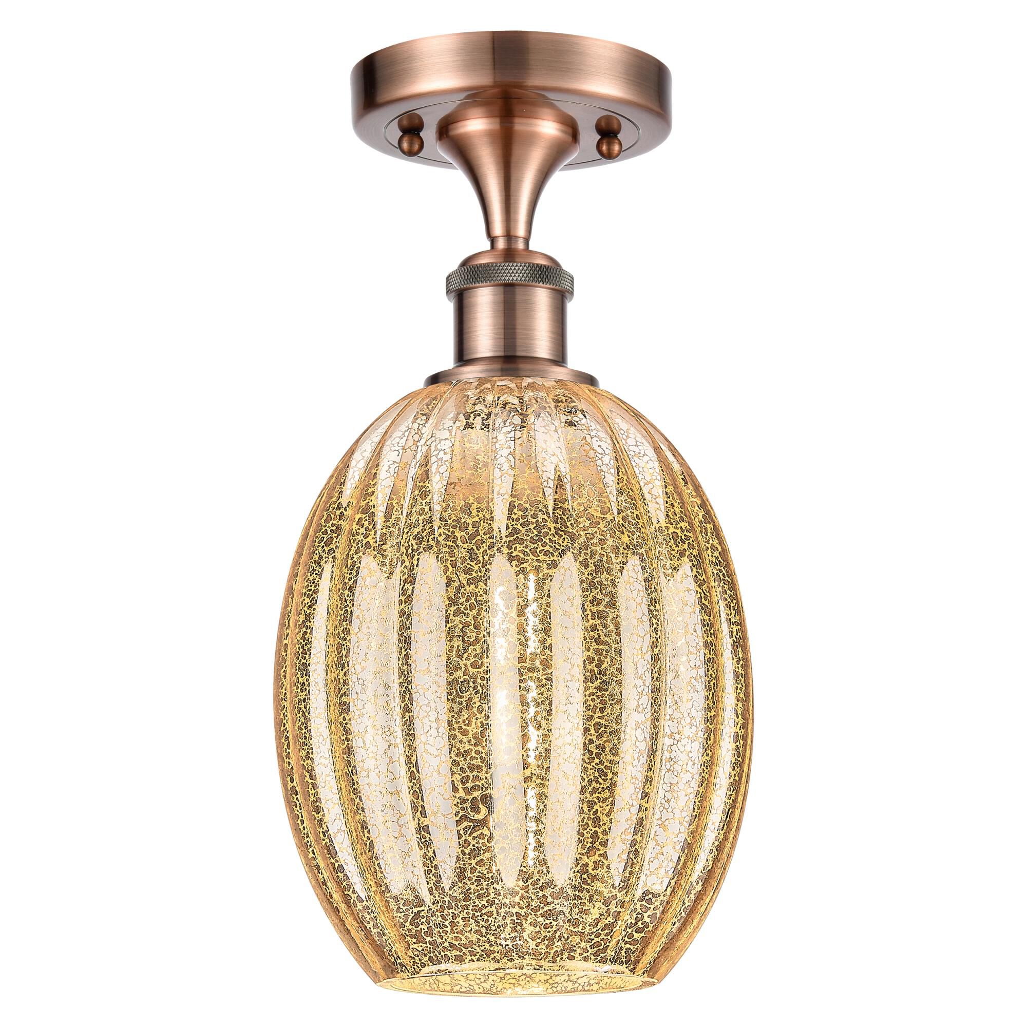 Shown in Antique Copper finish and Mercury glass