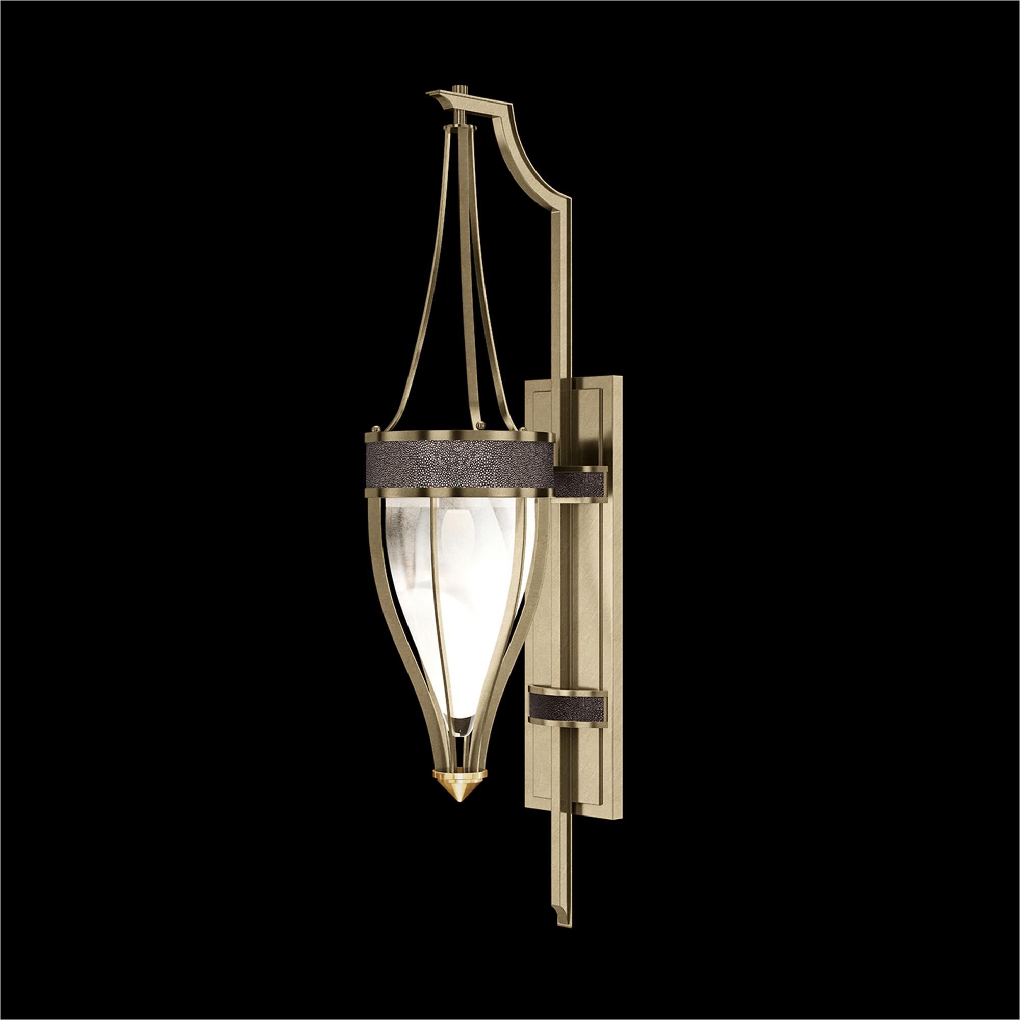 Shown in Soft Gold Leaf and Brass  finish and Pebble accent