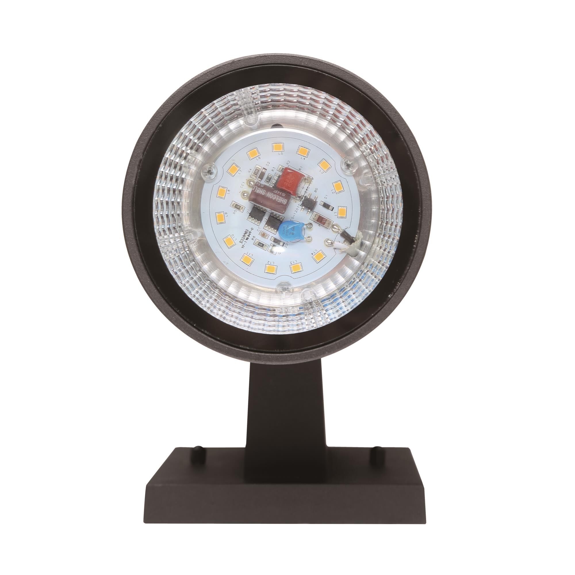 Shown in Textured Matte Black finish and Textured Black Metal shade