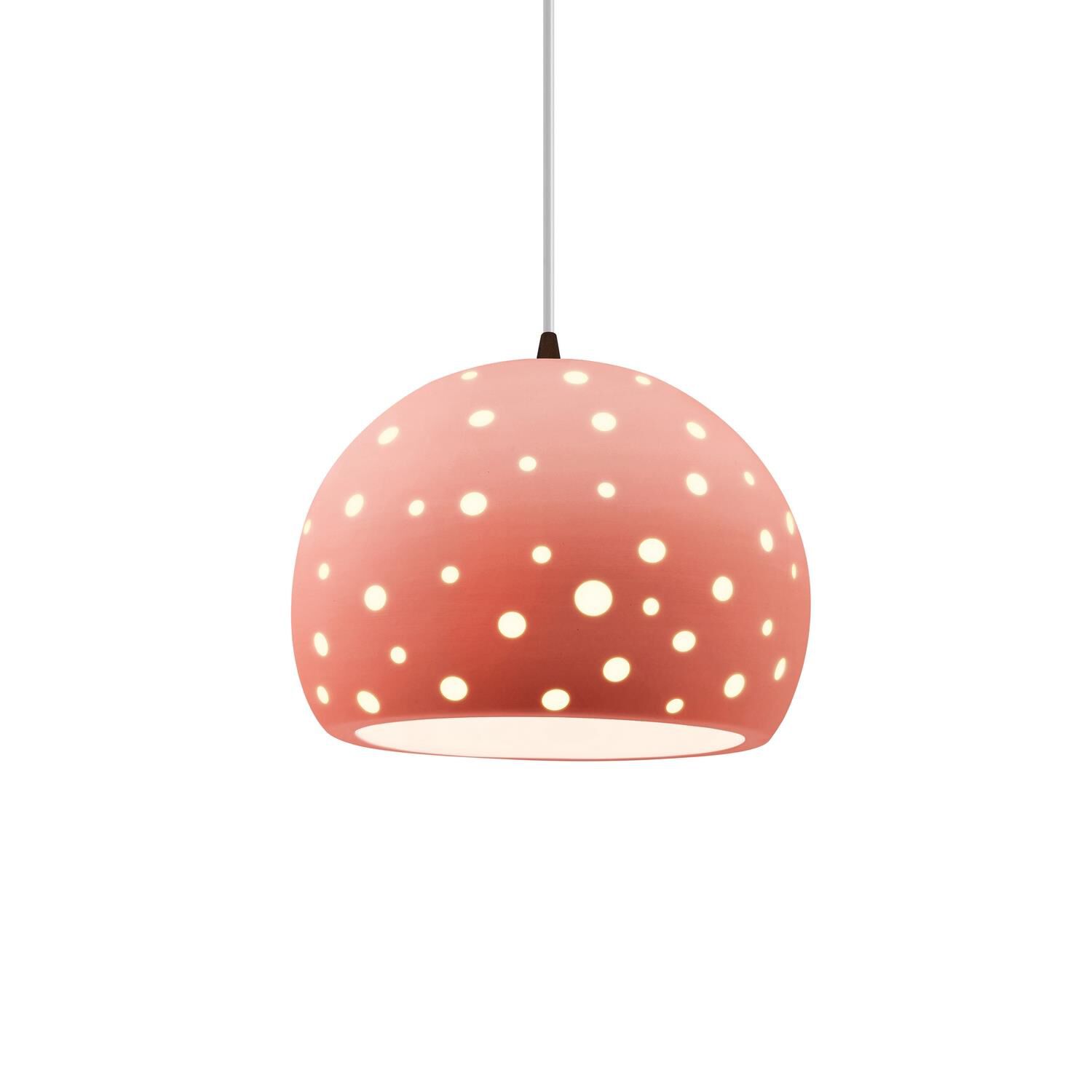 Shown in Dark Bronze finish and Gloss Blush shade