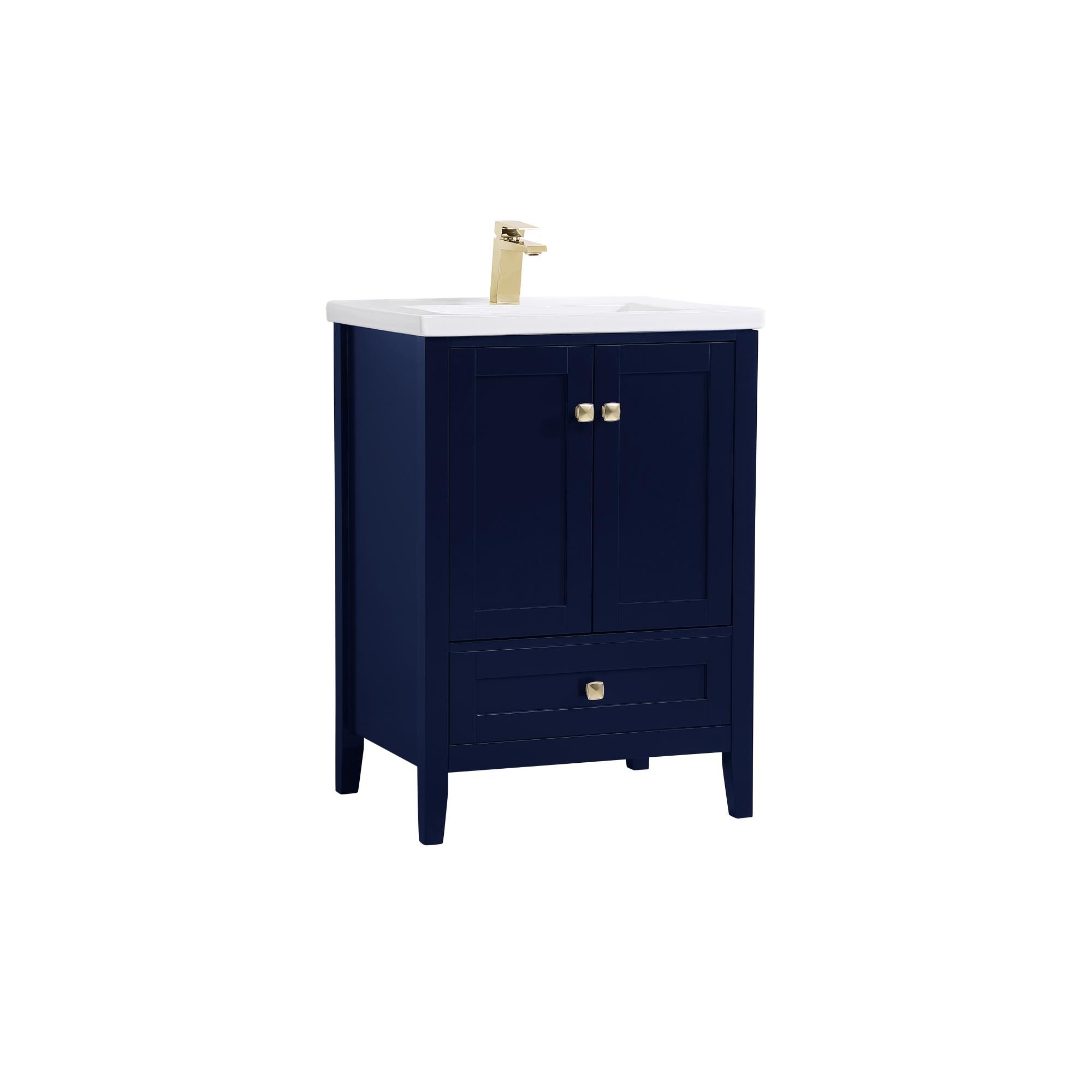 Shown in Blue And Gold With White finish