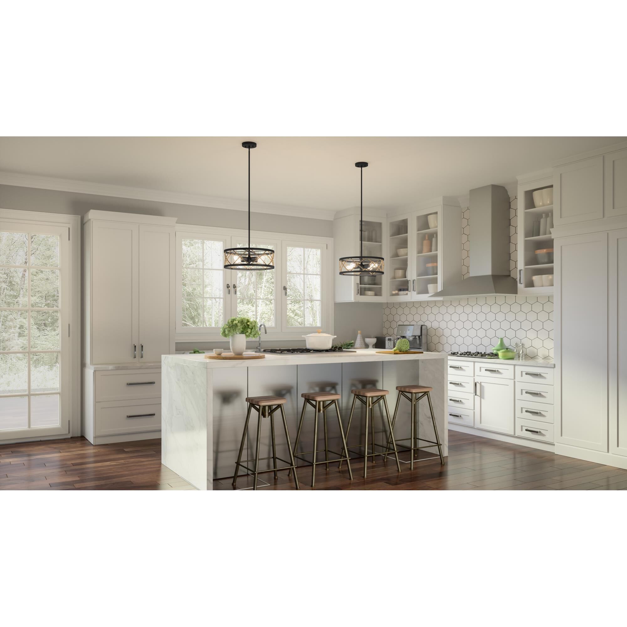 Cedar Park 18 Inch Large Pendant by Quoizel