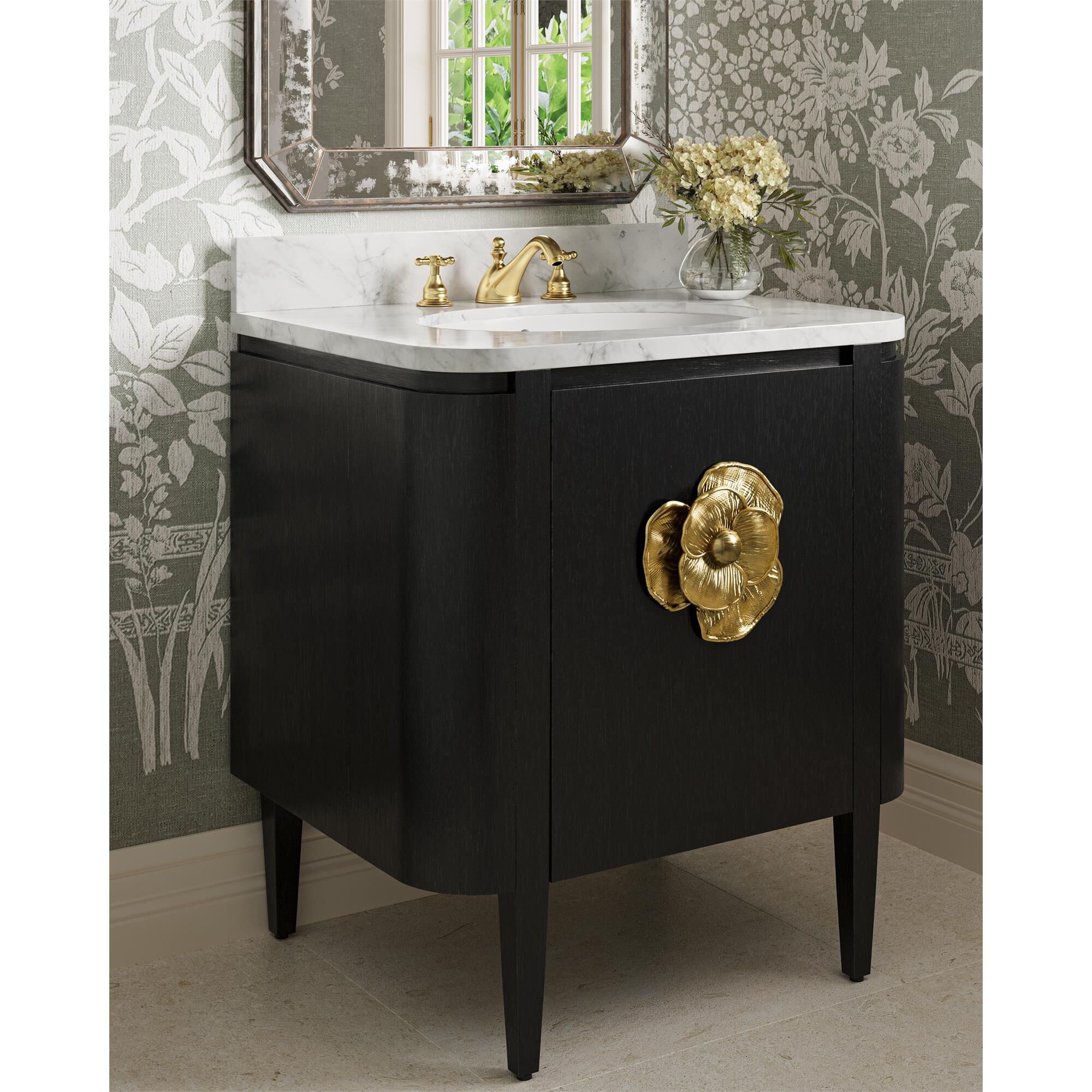 Antiqued Medium Decorative Mirror,