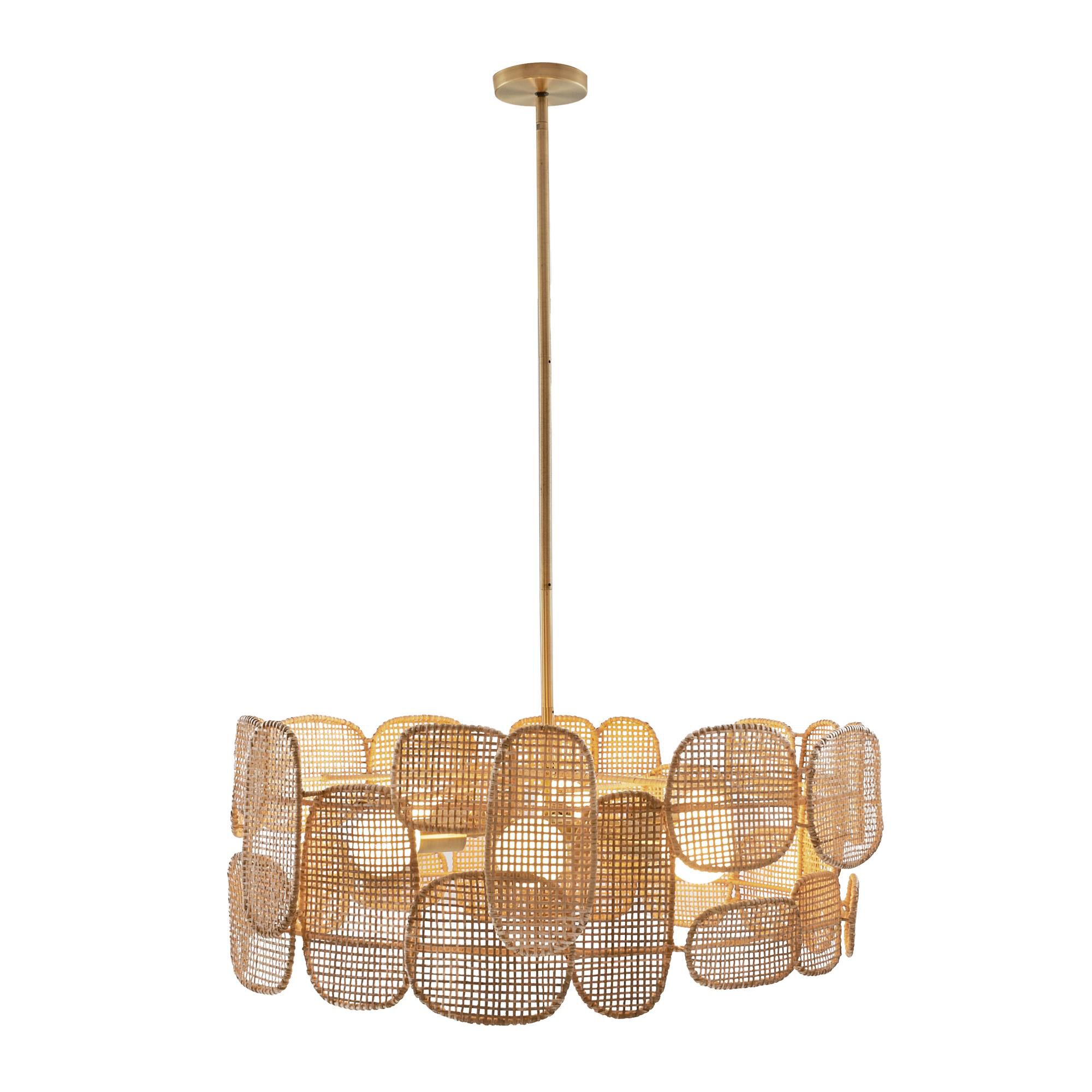 Ronaldo 30 Inch 6 Light Chandelier by Arteriors Home