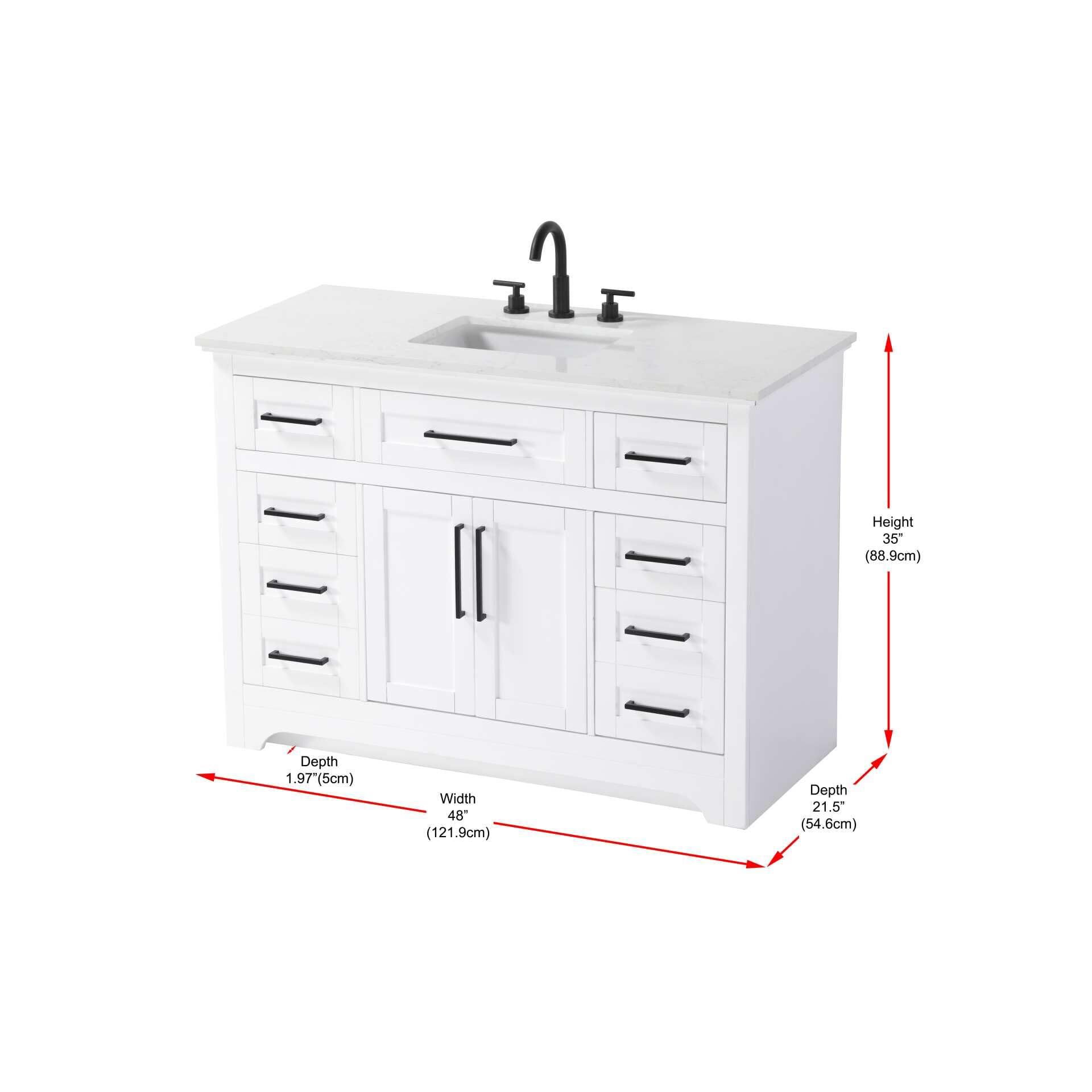 Remington 48 Inch Bath Vanity by Elegant Decor