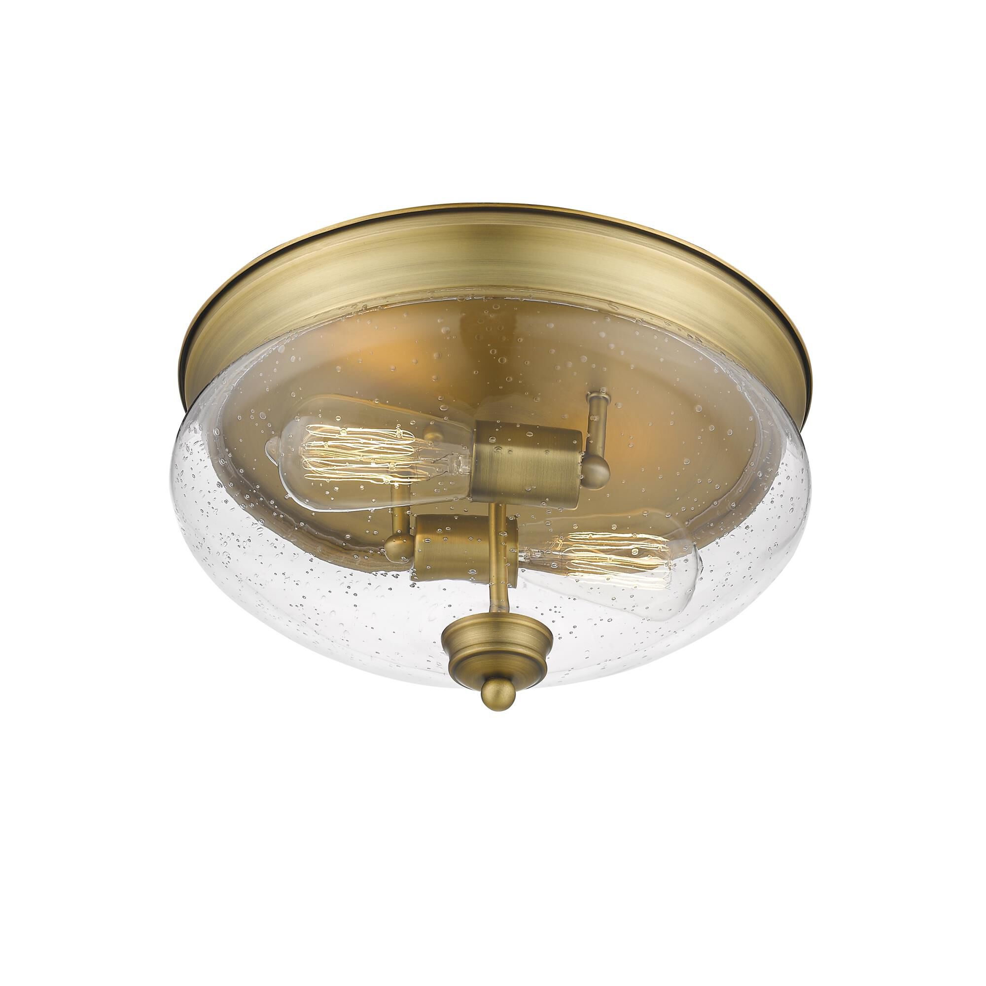 Amon 13 Inch 2 Light Flush Mount by Z-Lite