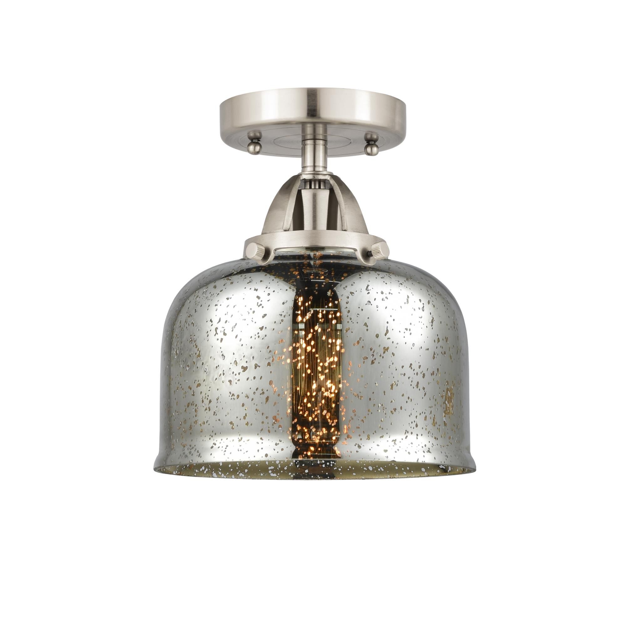 Bruno Marashlian Bell 8 Inch 1 Light Semi Flush Mount by Innovations Lighting
