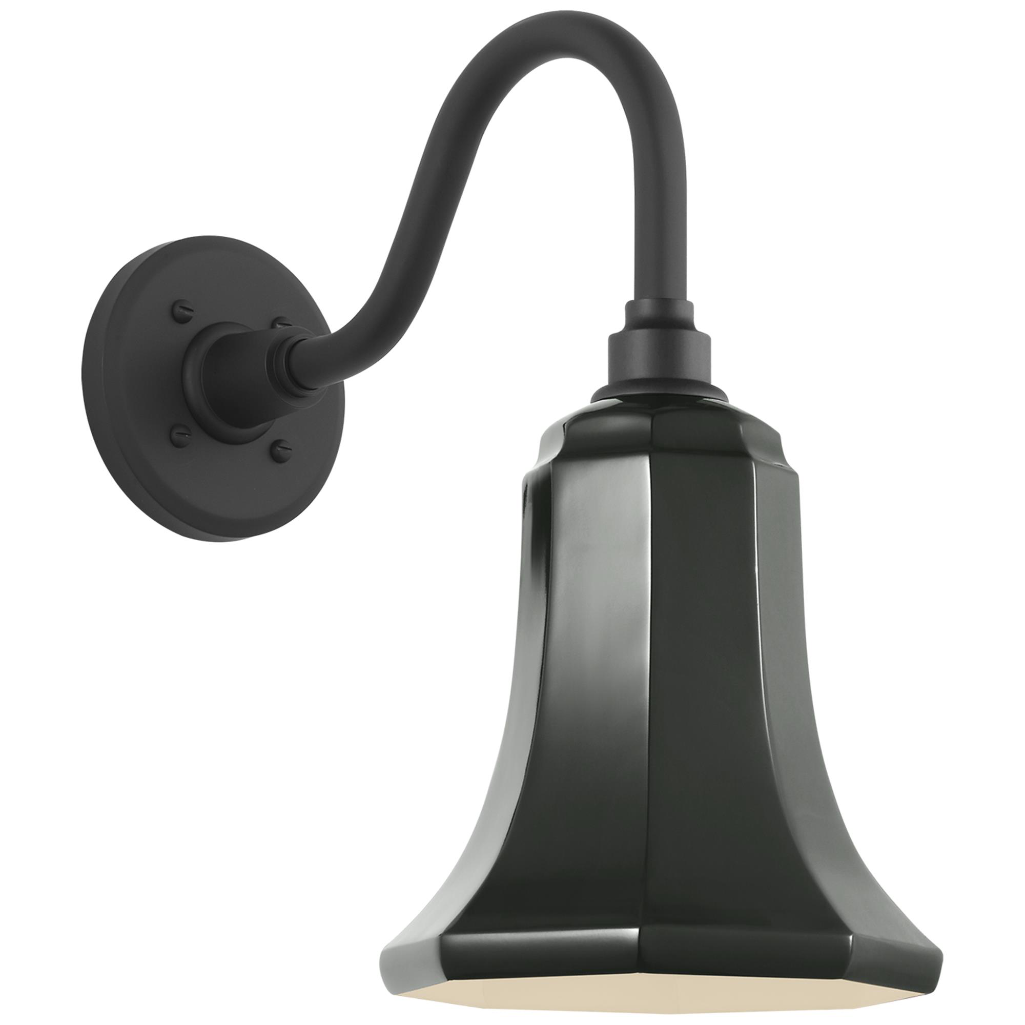Shown in Matte Black finish and Green Savannah shade