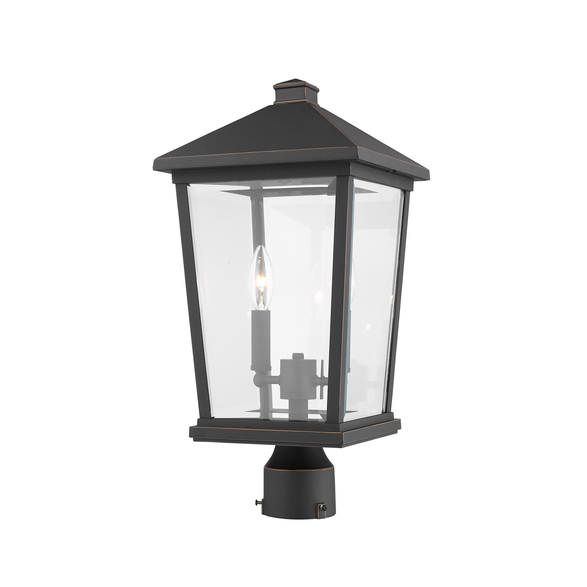 Beacon 19 Inch Tall 2 Light Outdoor Post Lamp by Z-Lite
