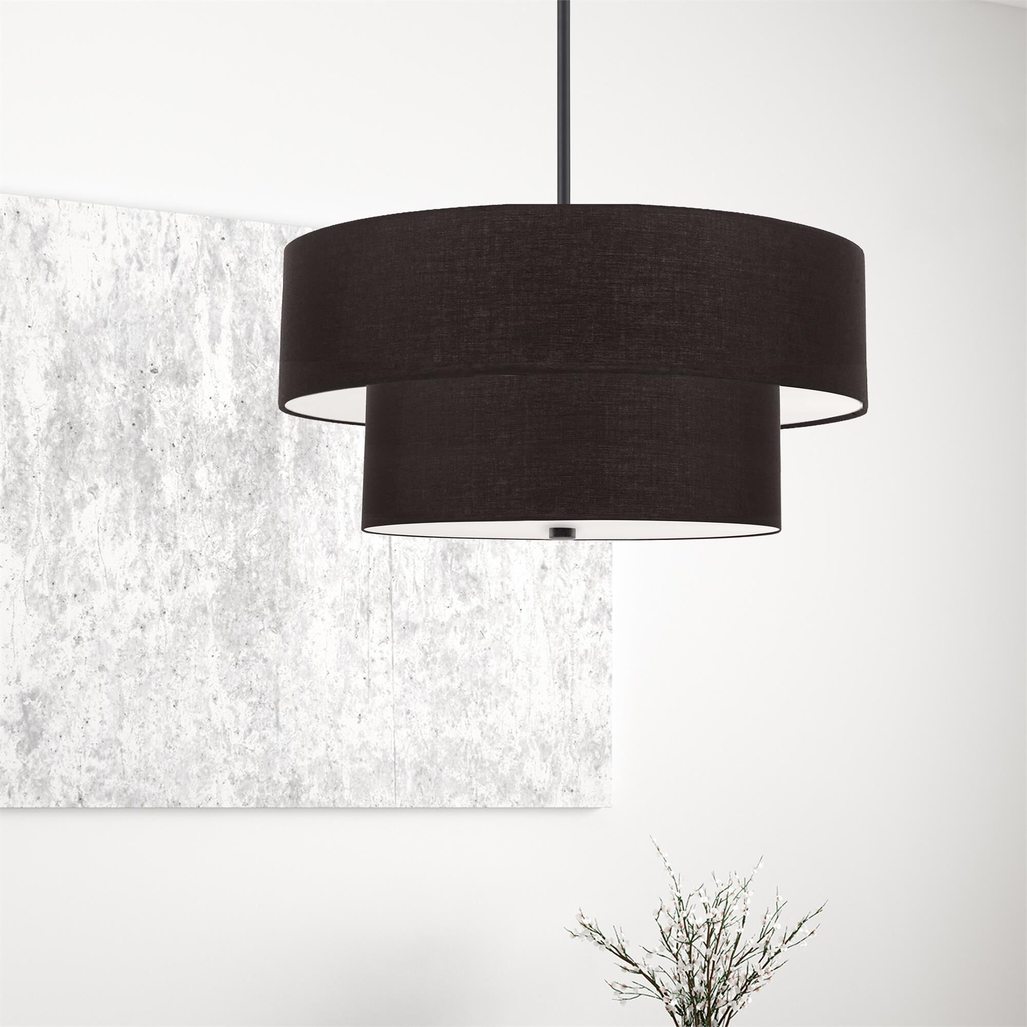Everly 20 Inch Large Pendant by Dainolite