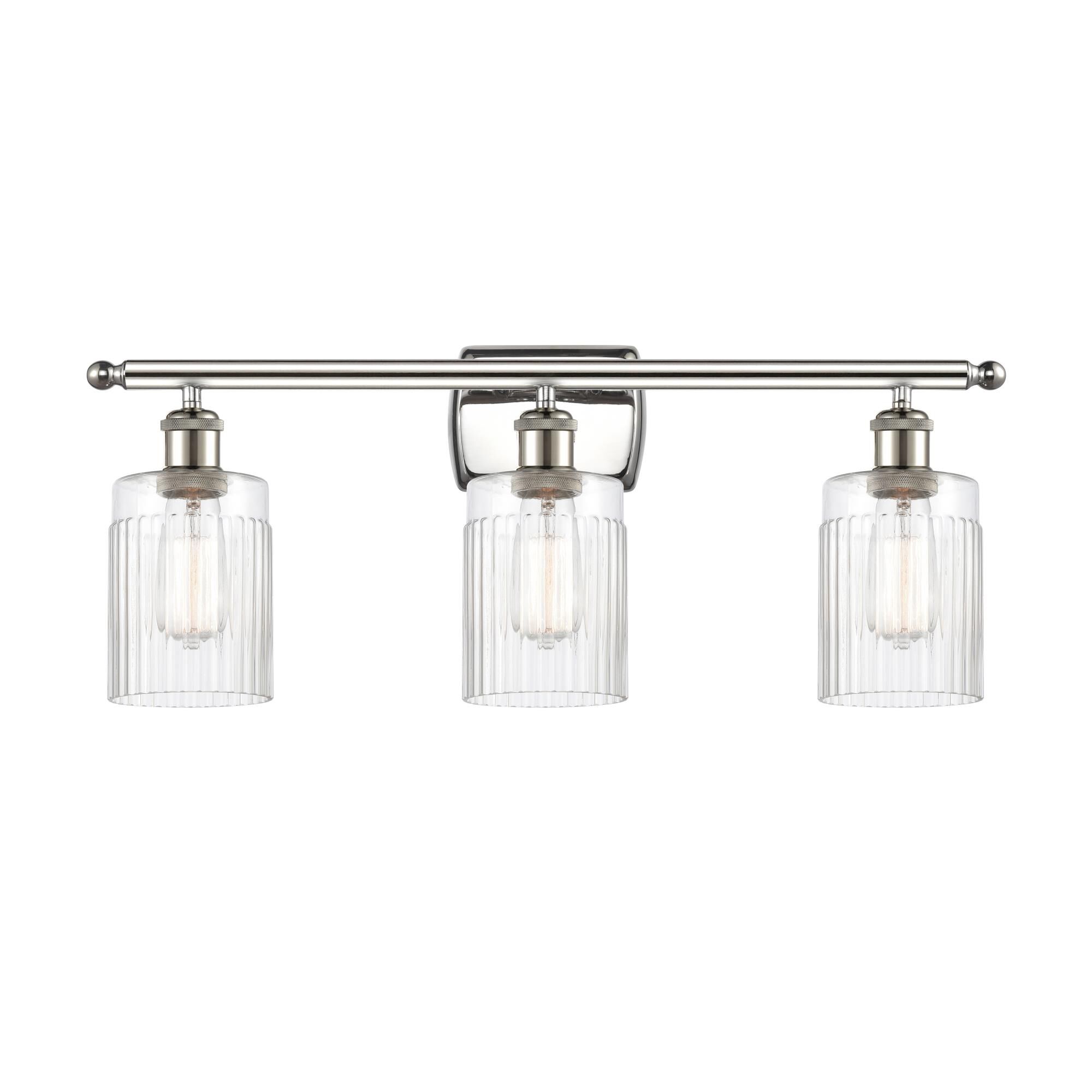 Shown in Polished Nickel finish and Drum glass and Glass shade