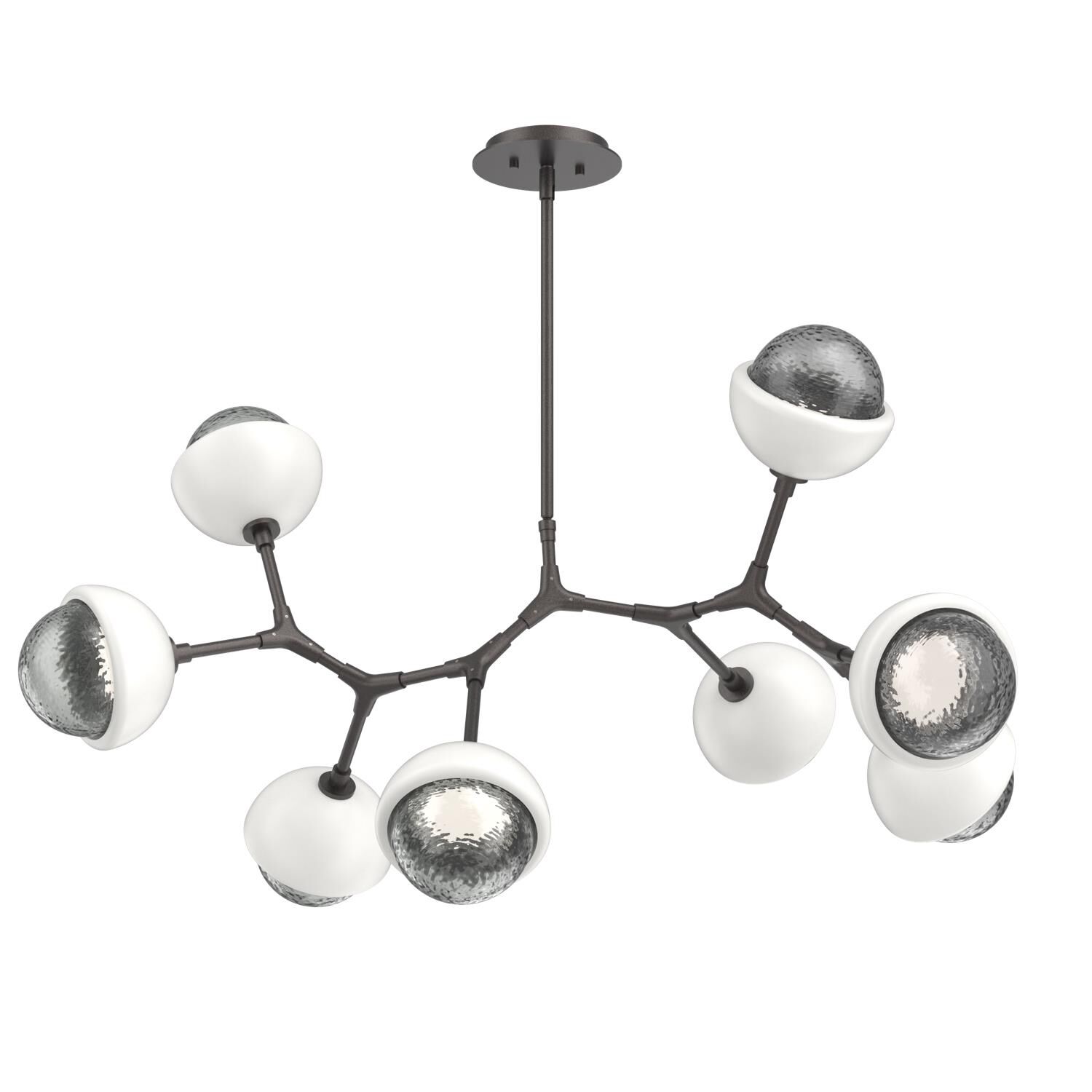 Levi Wilson Cabochon 38 Inch Linear Suspension Light by Hammerton Studio