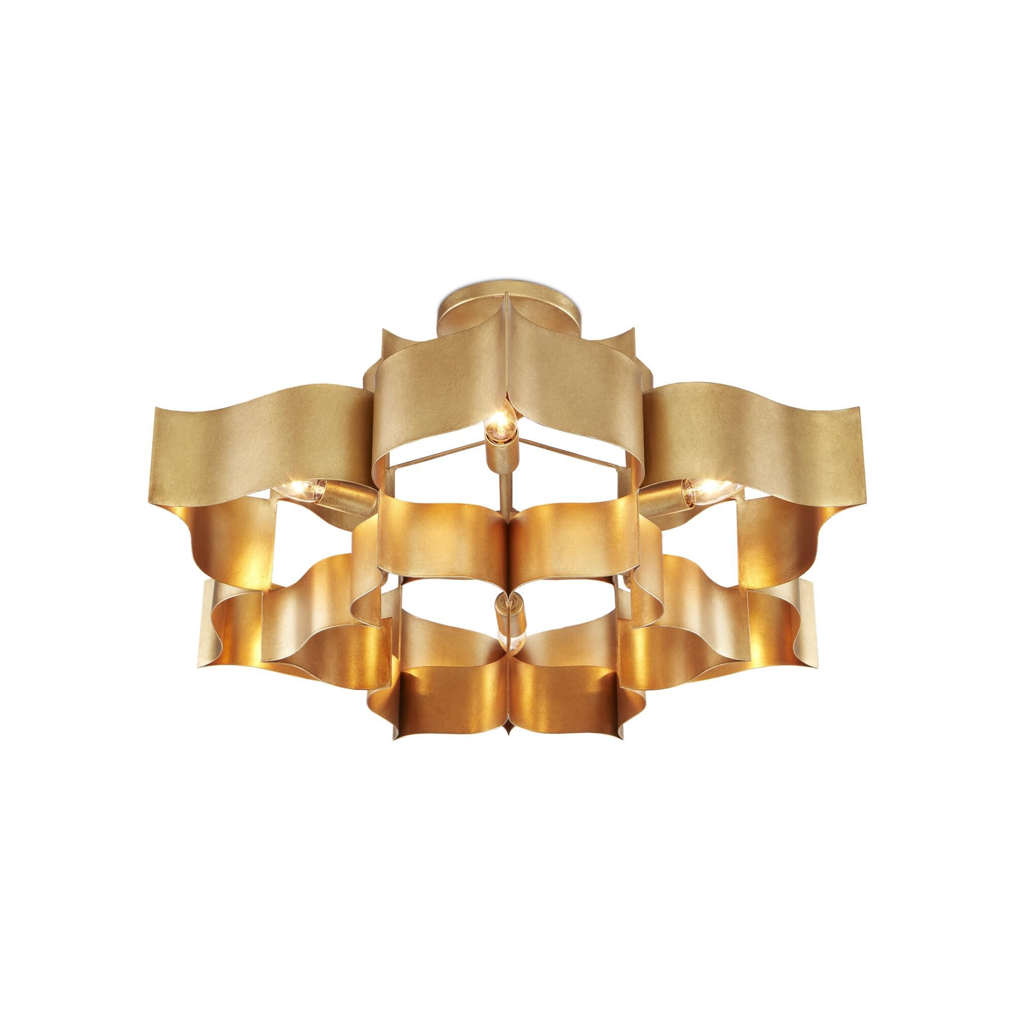 Shown in Antique Gold Leaf finish